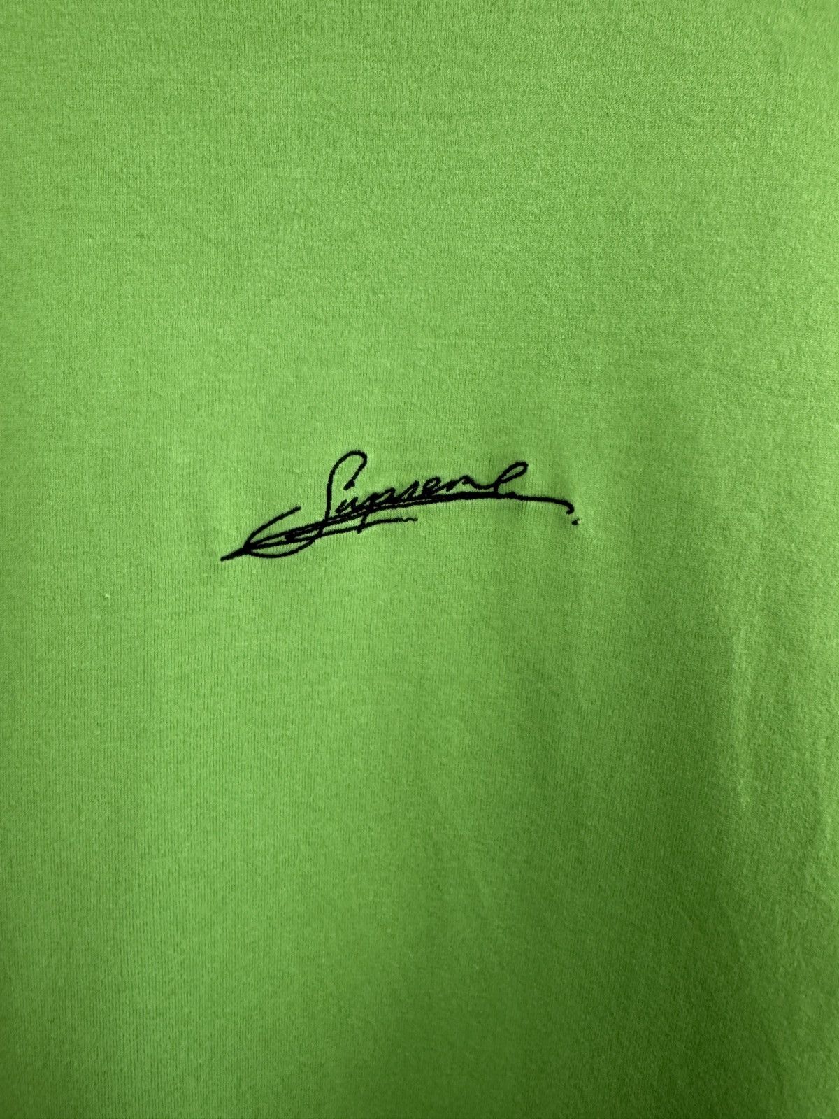 Supreme 🇺🇸 Y2K Supreme Green T-Shirt Skateboard BMX Rare Retro Hype Size US XL / EU 56 / 4 - 4 Thumbnail