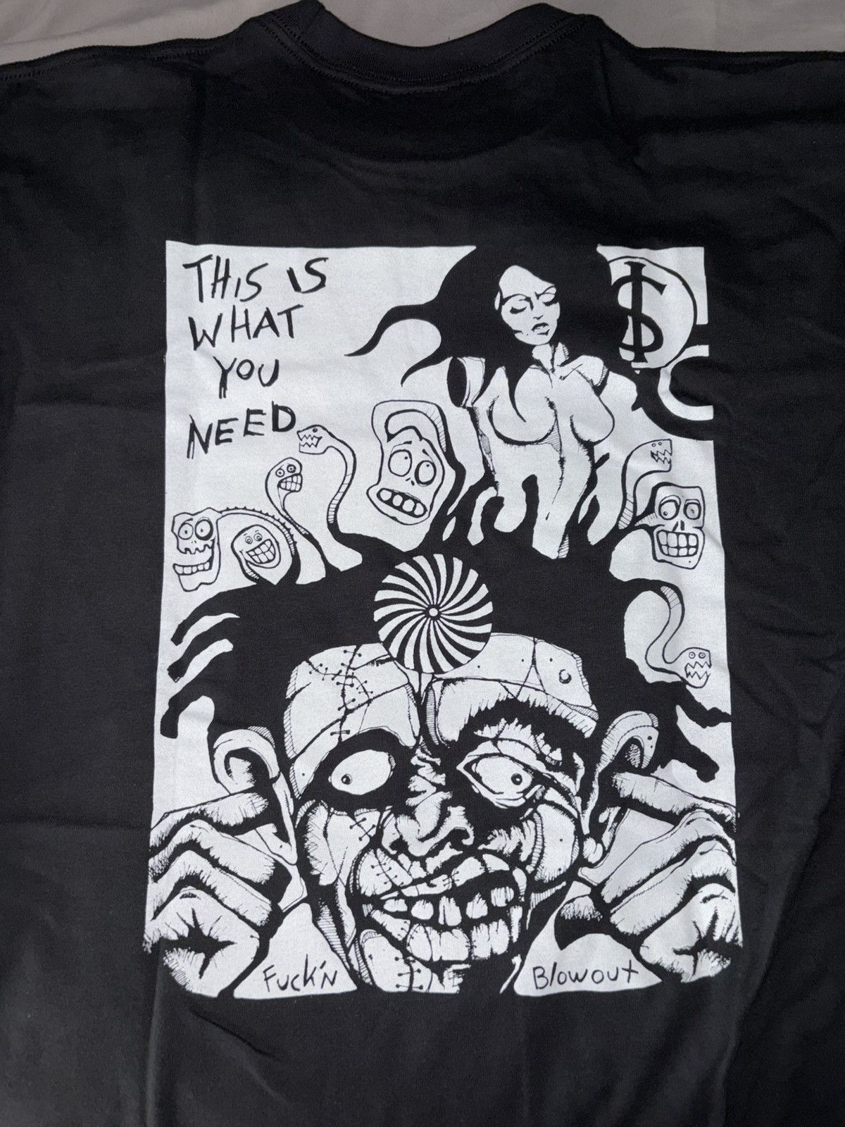 Supreme Supreme Fuckin Blowout Tee Black Size US M / EU 48-50 / 2 - 2 Thumbnail