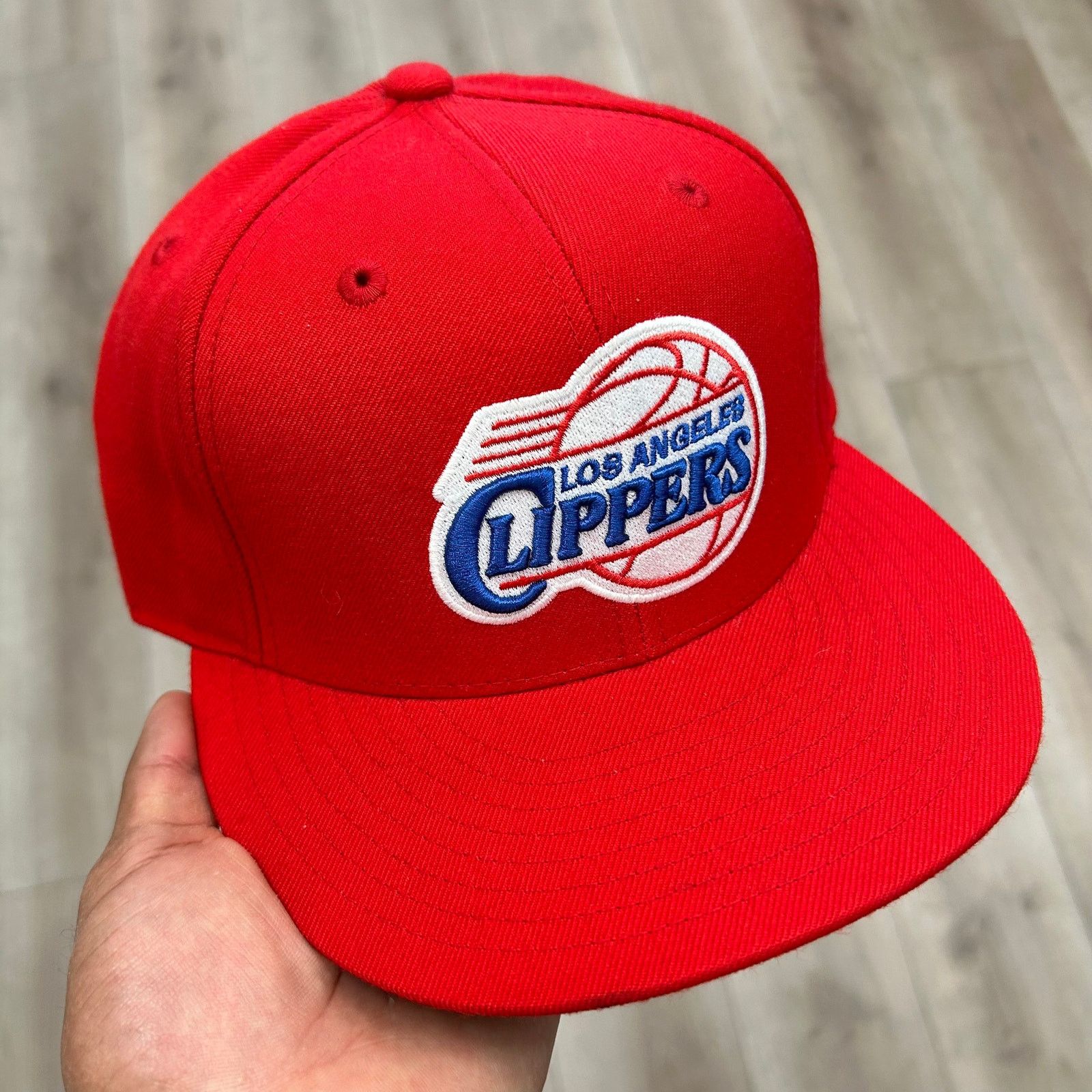 Mitchell & Ness Mitchell & Ness red NBA Los Angeles Clippers Hat Cap 7 5/8 Size ONE SIZE - 1 Thumbnail