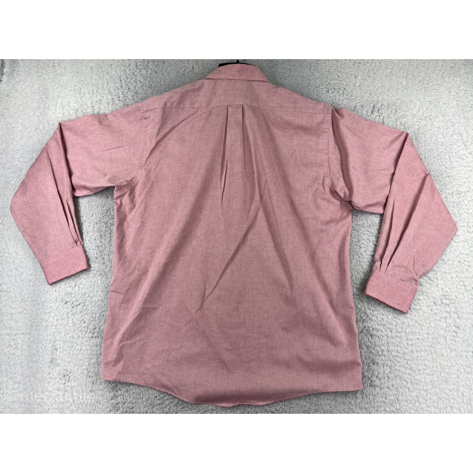 Arrow Arrow Mens Shirt 35 Pink Button Up Long Sleeve Oxford Cotton Blend Size US S / EU 44-46 / 1 - 2 Thumbnail
