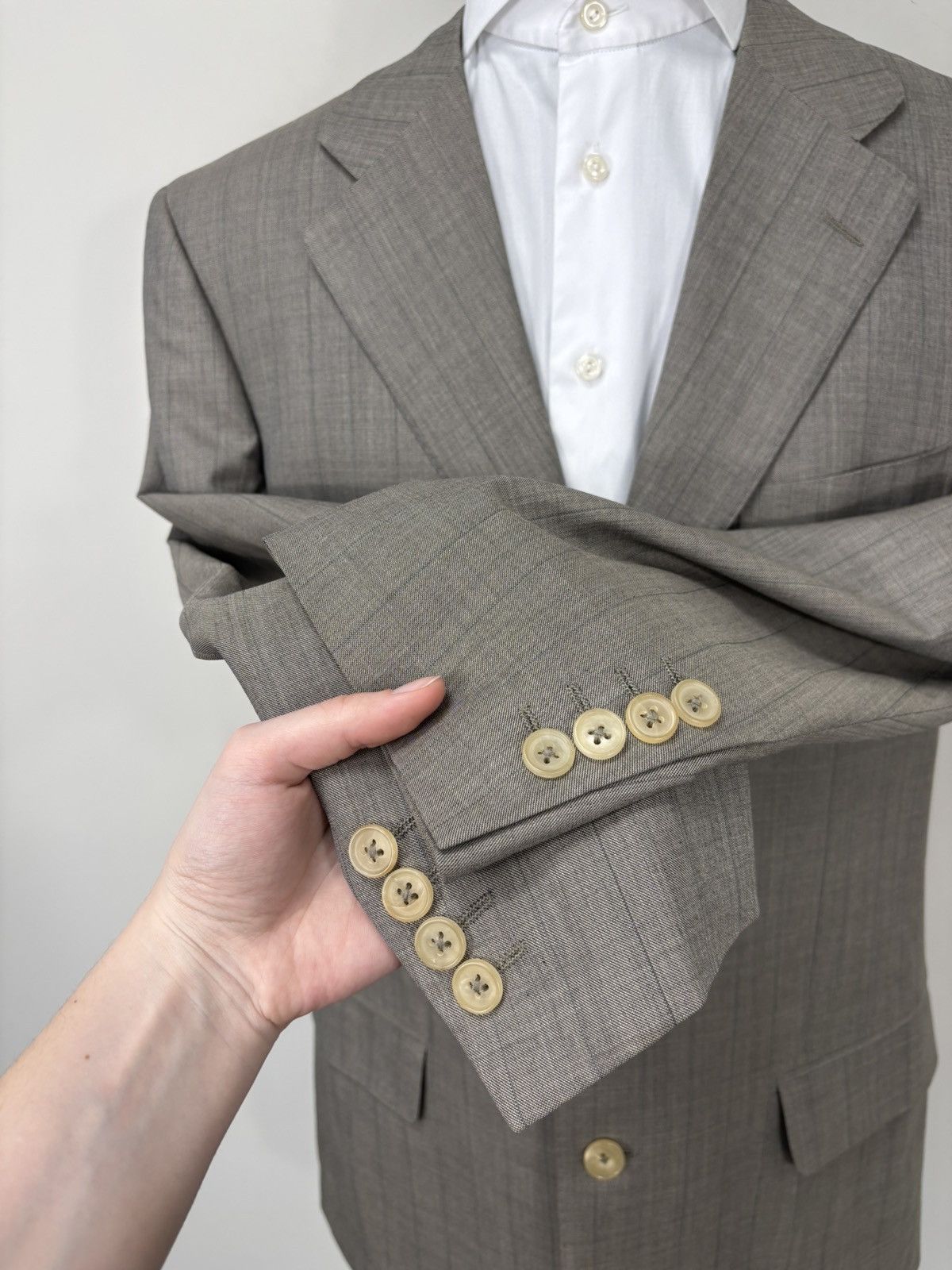 Ermenegildo Zegna Ermenegildo Zegna Centoventimila Men’s Wool Blazer Jacket Size 40R - 7 Thumbnail