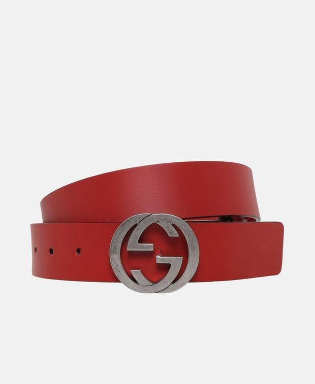 Gucci Leather belt Size 32 - 1 Thumbnail