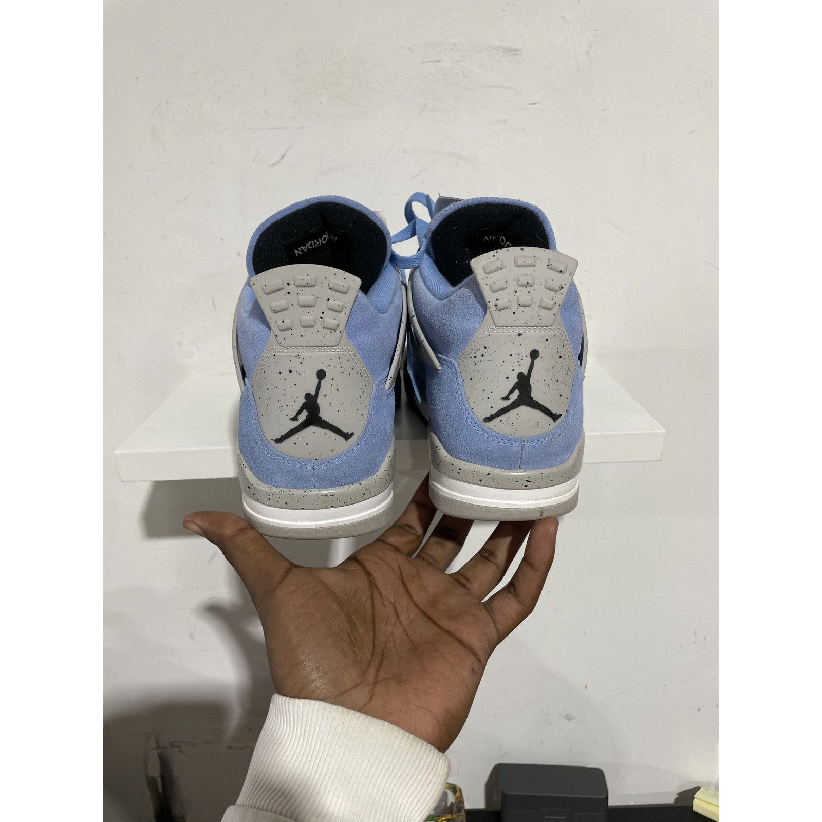 Jordan Brand JORDAN 4 RETRO UNIVERSITY BLUE SIZE 12 PREOWNED Size US 12 / EU 45 - 6 Thumbnail