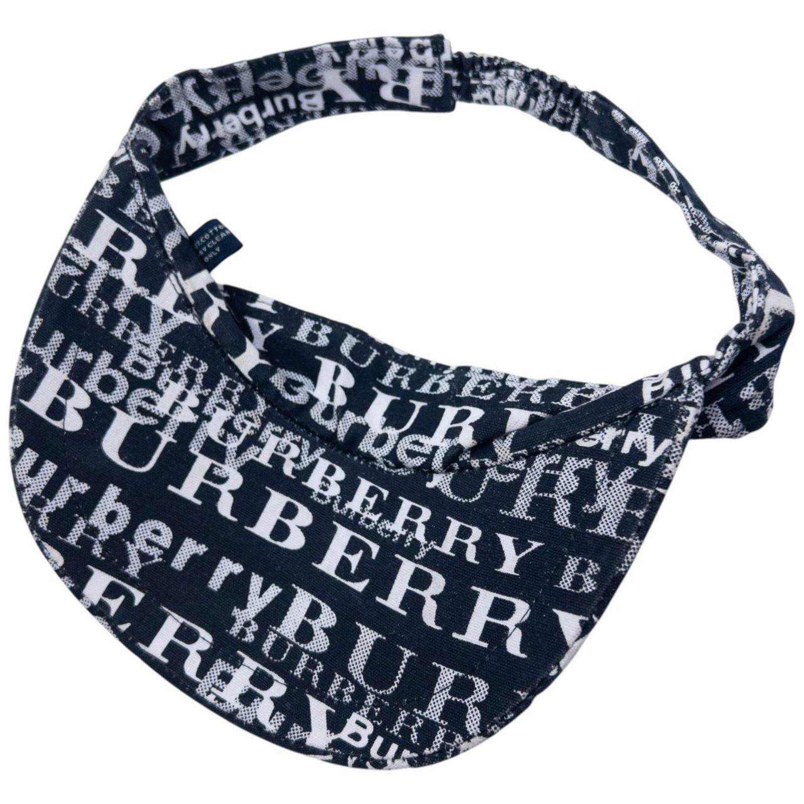 Burberry Vintage 2000s Burberry Monogram Visor Hat Size ONE SIZE - 5 Thumbnail