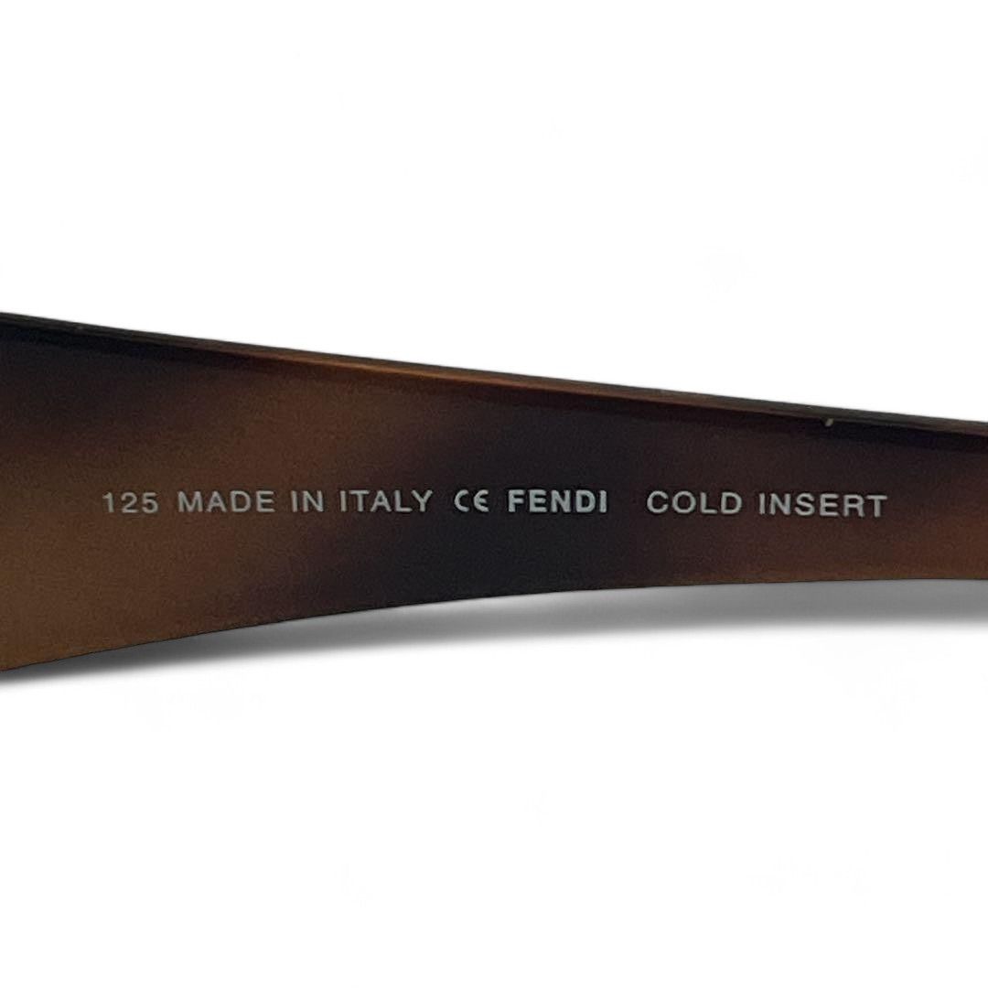 Fendi Fendi - Sunglasses Brown Zucca Pattern Plastic Size ONE SIZE - 6 Thumbnail