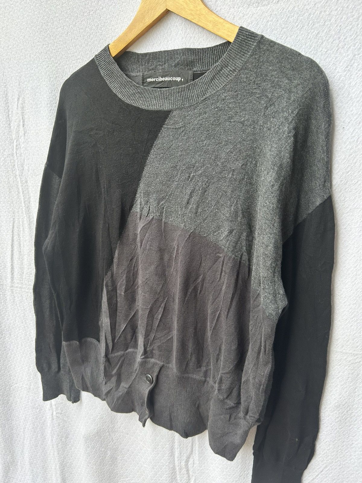 Japanese Brand Mercibeaucoup knitwear style Isseymiyake longsleeve Size US M / EU 48-50 / 2 - 6 Thumbnail