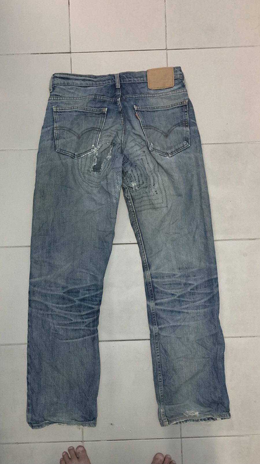 Japanese Brand × Levi's × Vintage Vintage Levis 612 Orange Tag made in Japan Size US 34 / EU 50 - 2 Thumbnail