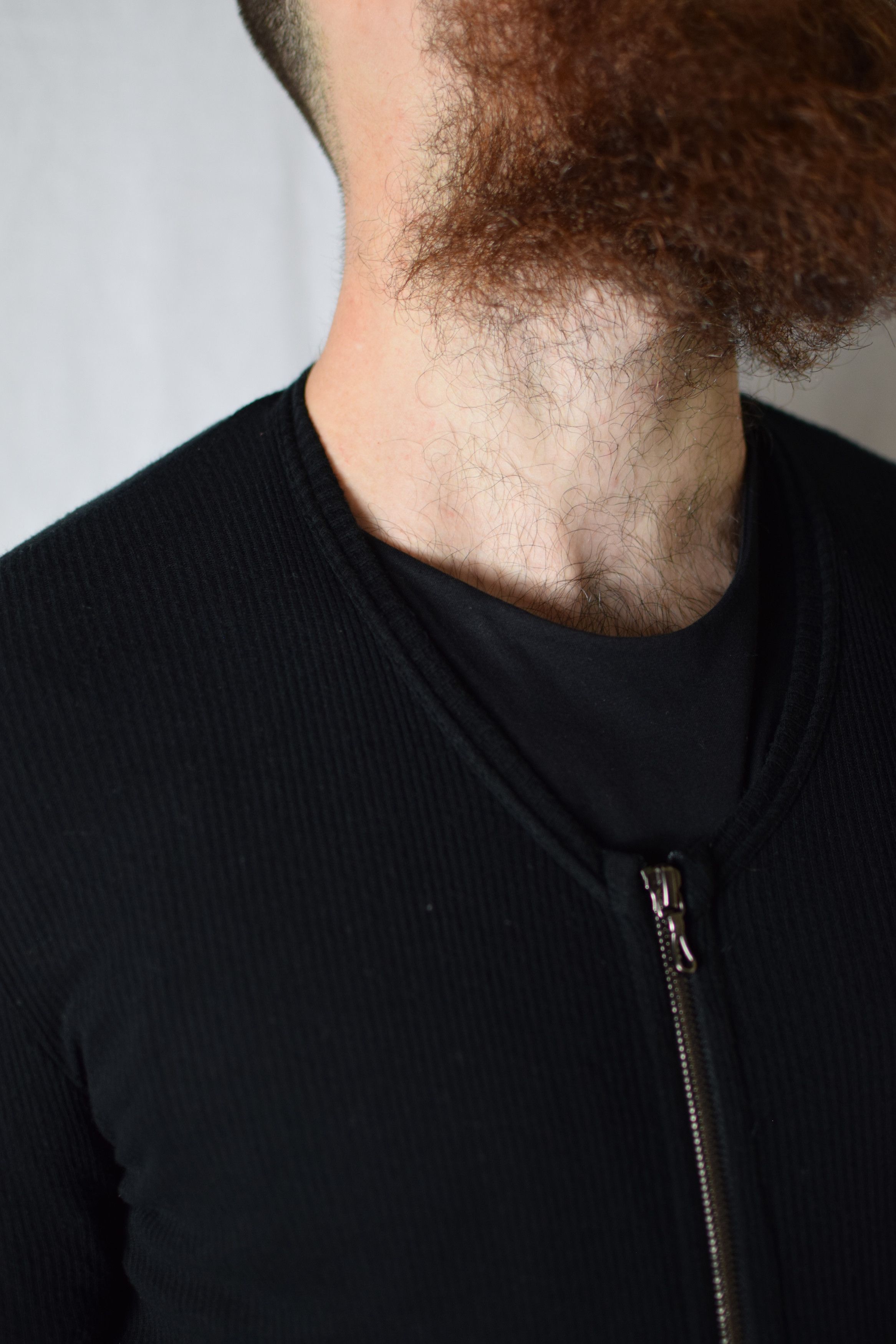 Julius Julius SS09 Black Zip-Up Cardigan - 257CUM55 Size US M / EU 48-50 / 2 - 7 Thumbnail
