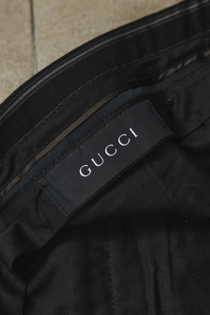 Gucci Gucci Slim Fit Pinstripe Dress Trousers Size 46S - 8 Thumbnail