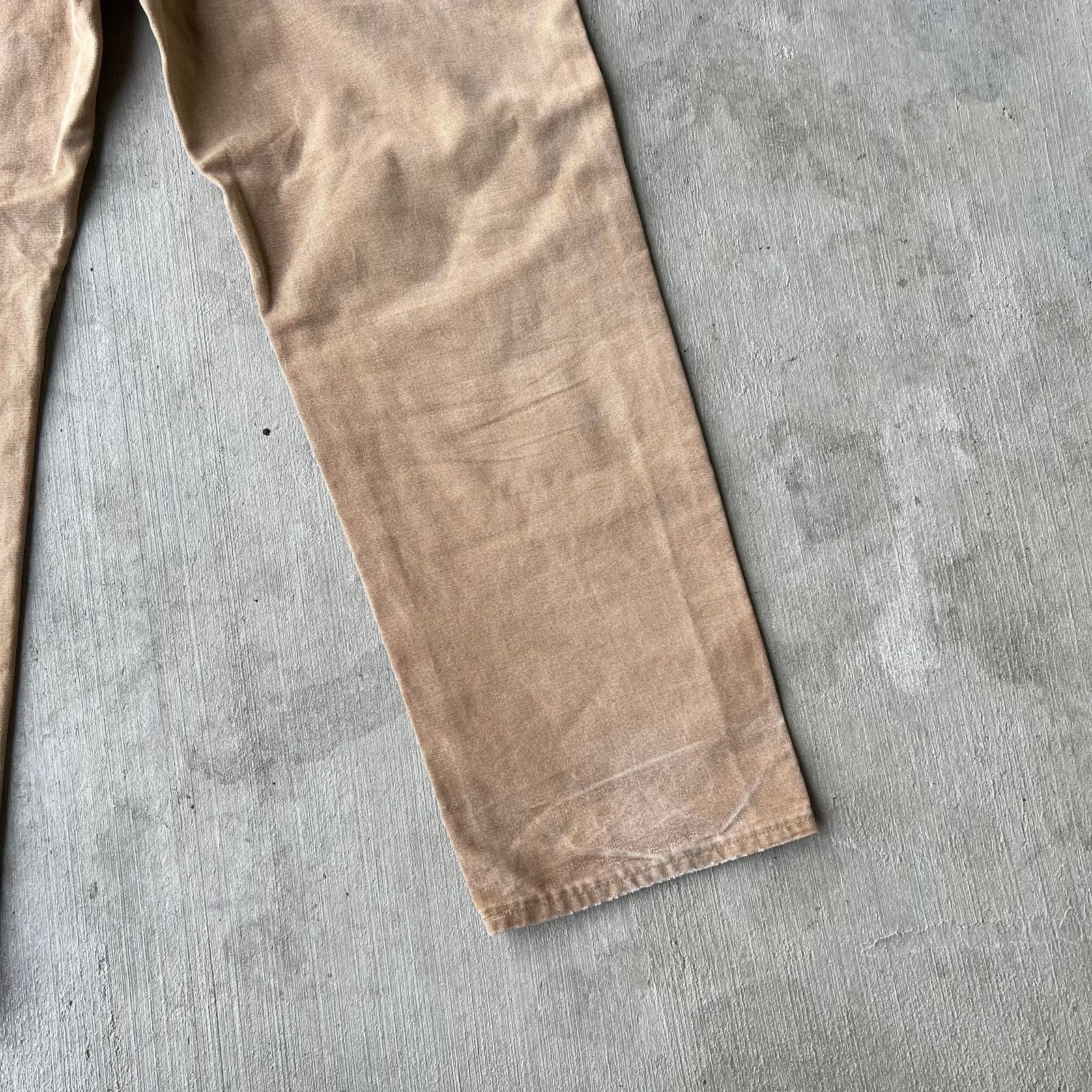 Carhartt × Vintage Carhartt faded brown double knee work wear carpenter pants Size US 34 / EU 50 - 10 Thumbnail