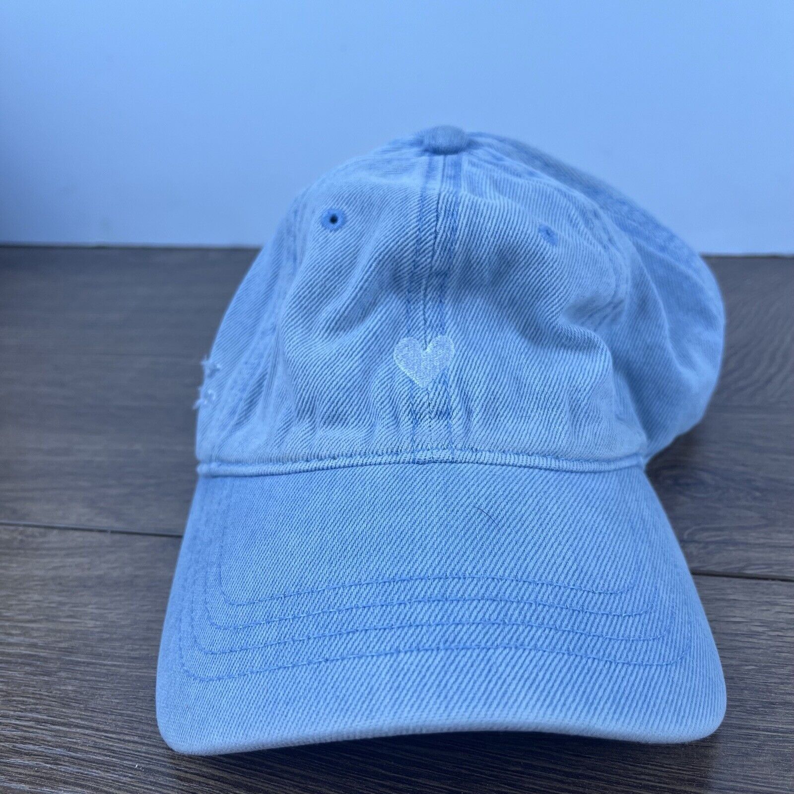 Other Heart Hat Love Heart Adjustable Hat Blue Hat Adjustable Blue Size ONE SIZE - 1 Thumbnail