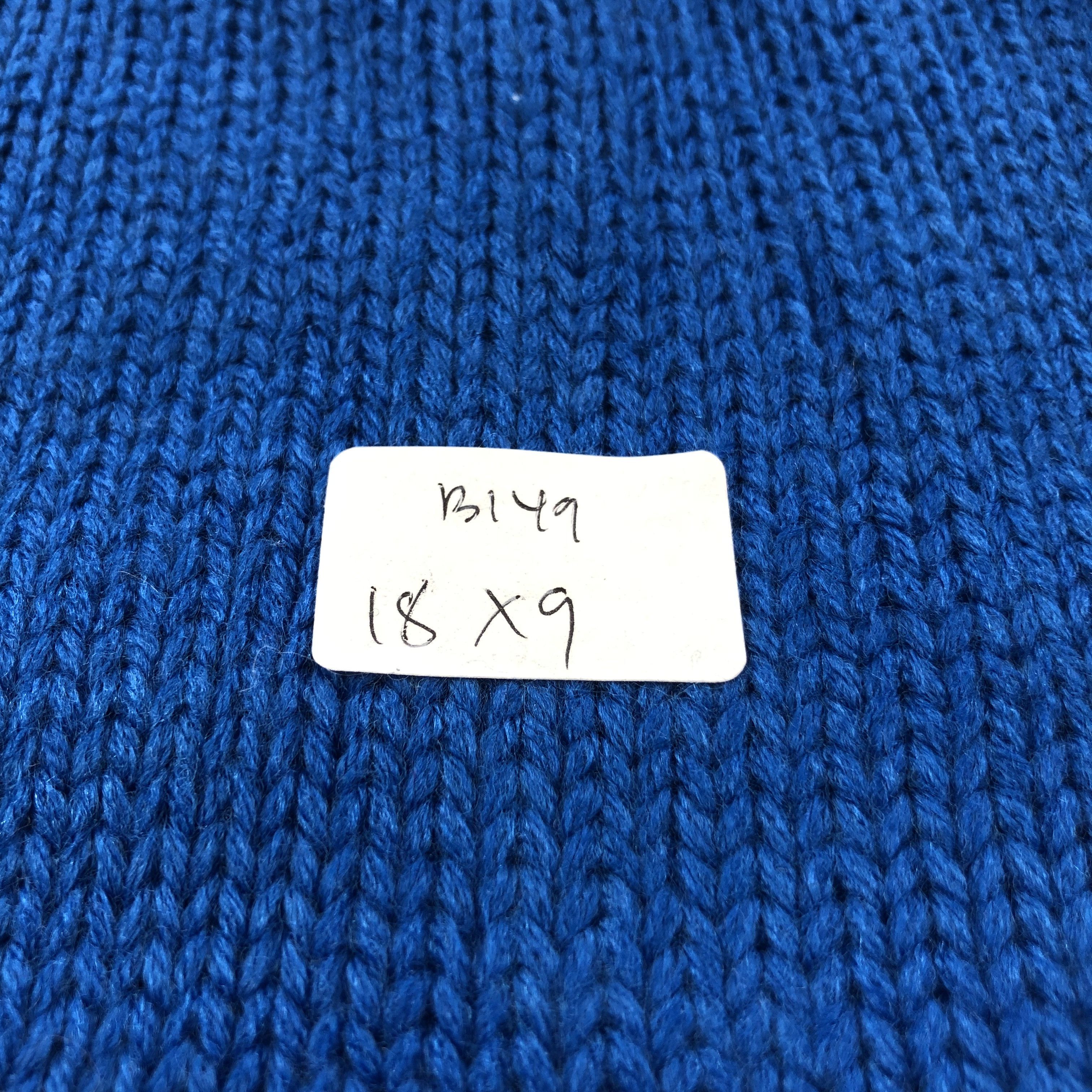 Vintage Blue Horned Beanie Snowcap Snow Hat B149 Size ONE SIZE - 5 Thumbnail