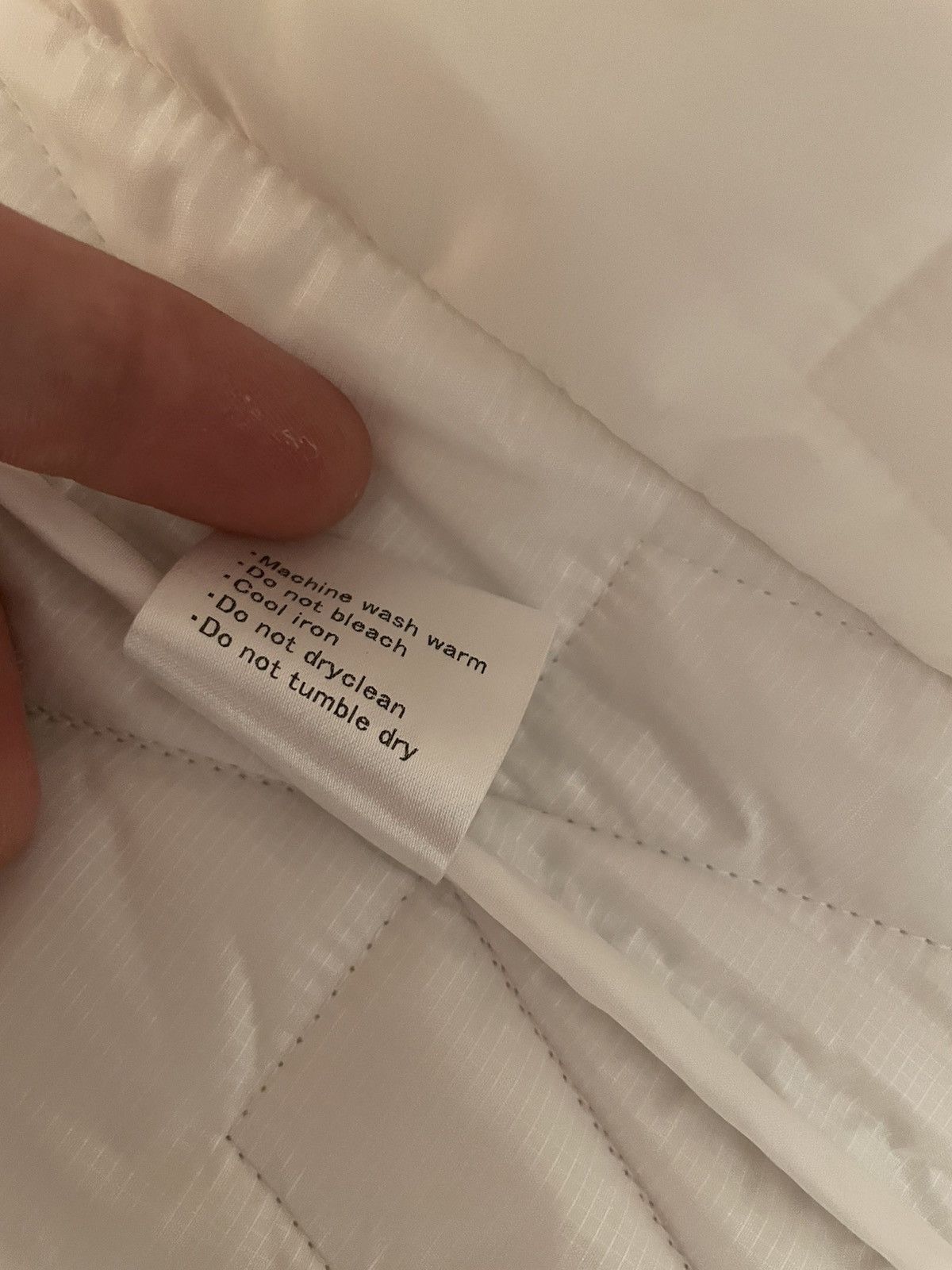 Vlone Vlone white quilted jacket Size US M / EU 48-50 / 2 - 6 Thumbnail