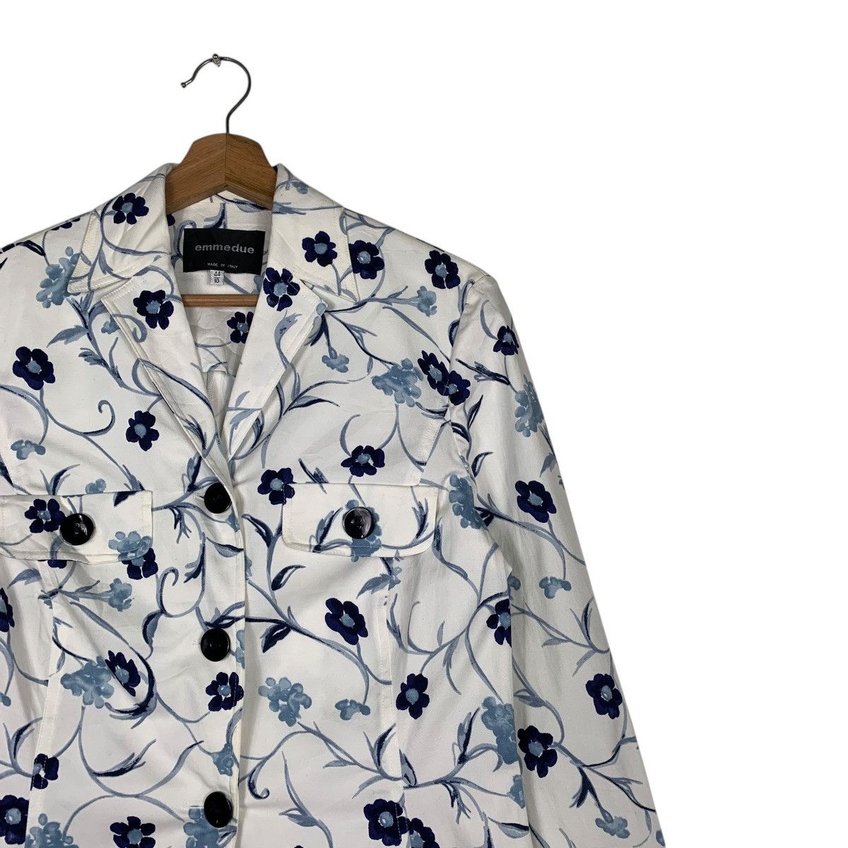 Other Nice Flower Design Emmedue Jacket Made In Italy Size M / US 6-8 / IT 42-44 - 5 Thumbnail