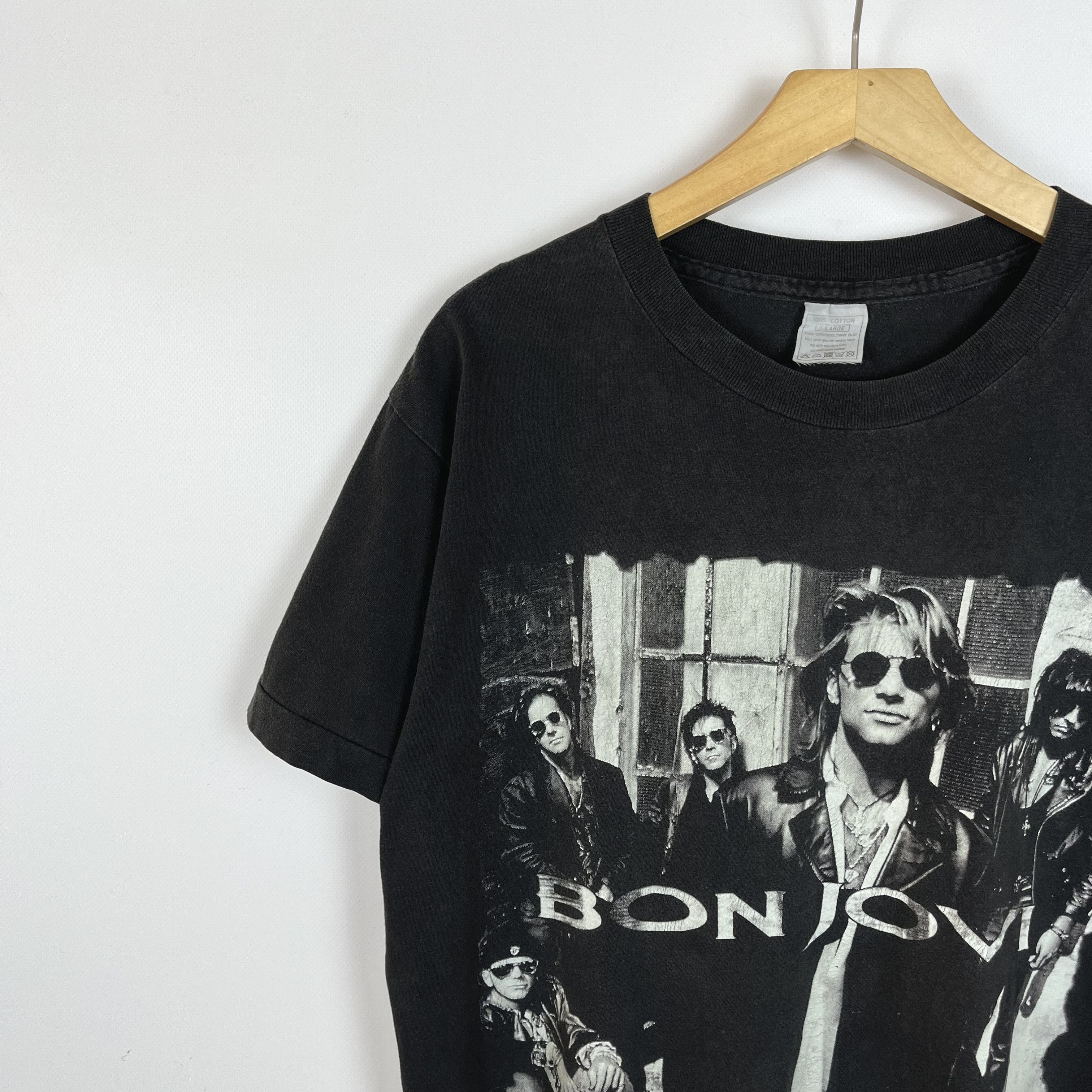 Band Tees Vintage Bon Jovi Keep The Faith Band T Shirt 1992 Size US XL / EU 56 / 4 - 5 Thumbnail