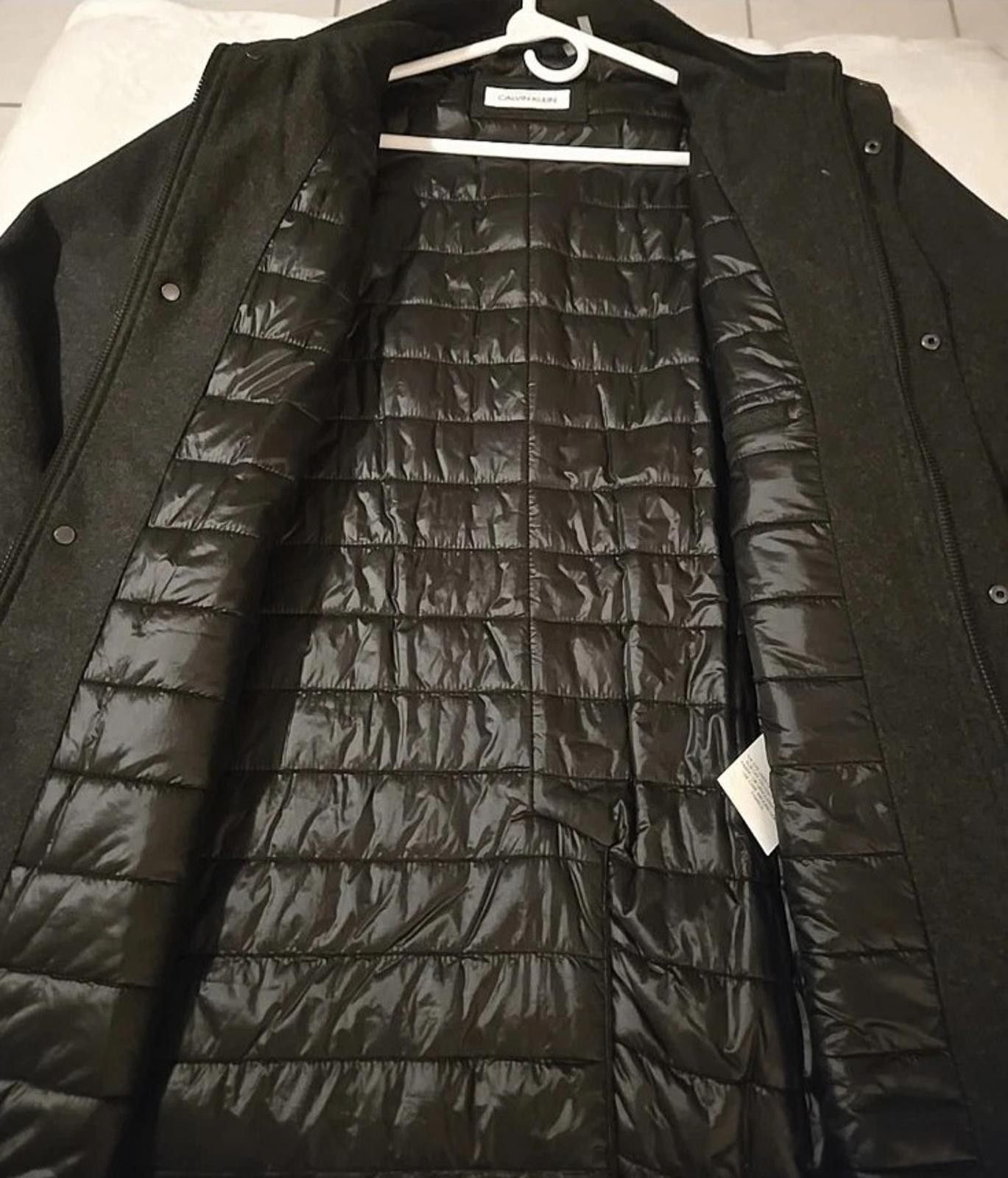 Calvin Klein Calvin Klein Mens Zip Up Wool Coat Jacket Size L Large NEW Size US L / EU 52-54 / 3 - 5 Thumbnail