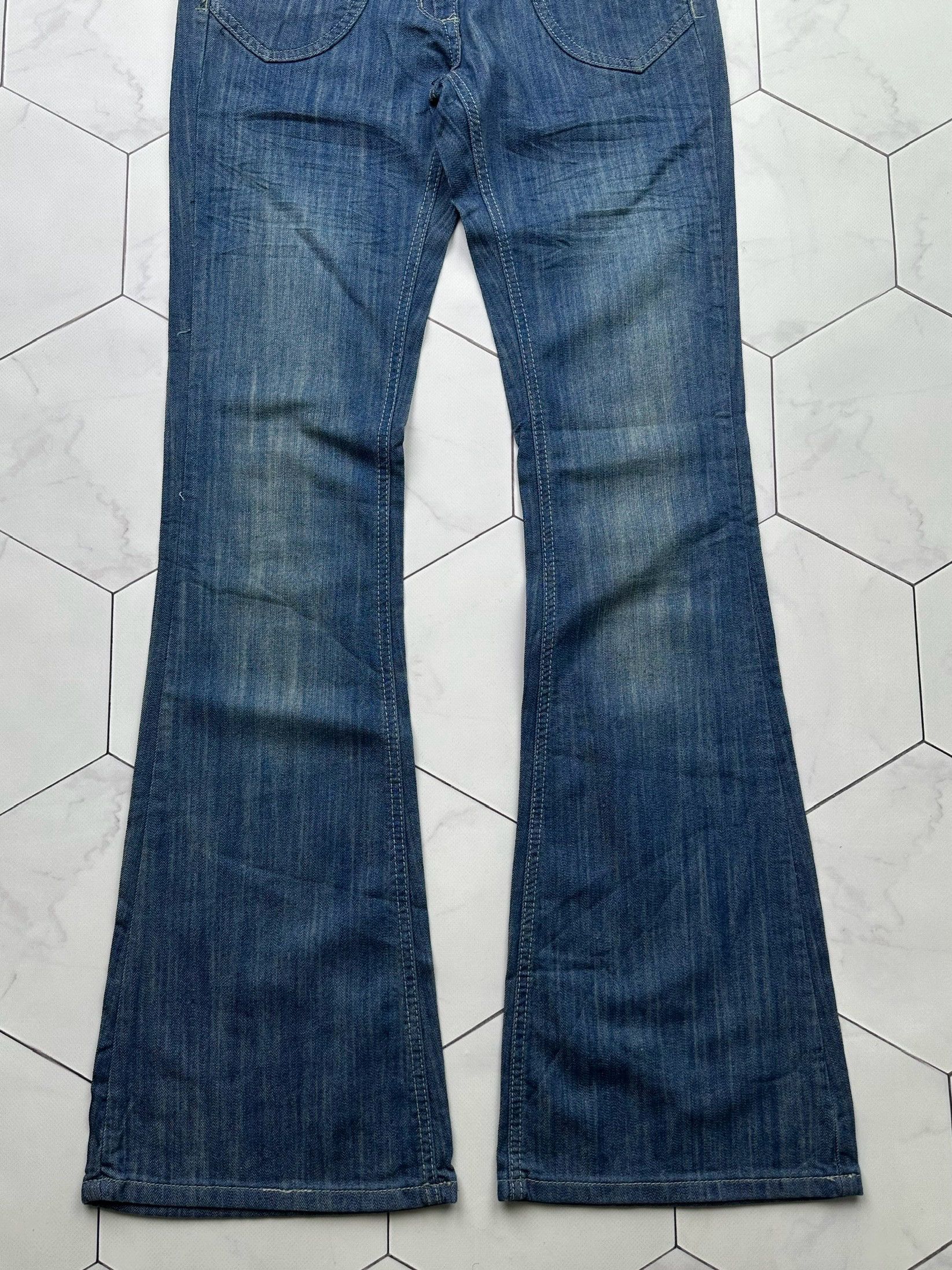 Japanese Brand Vintage Flare Jeans (B605)E2 Size 25" / US 0 / IT 36 - 3 Thumbnail