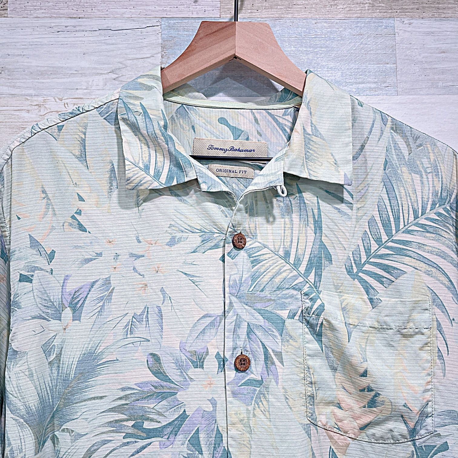 Tommy Bahama TOMMY BAHAMA 100% Silk Hawaiian Camp Shirt Beige Mens Medium Size US M / EU 48-50 / 2 - 3 Thumbnail