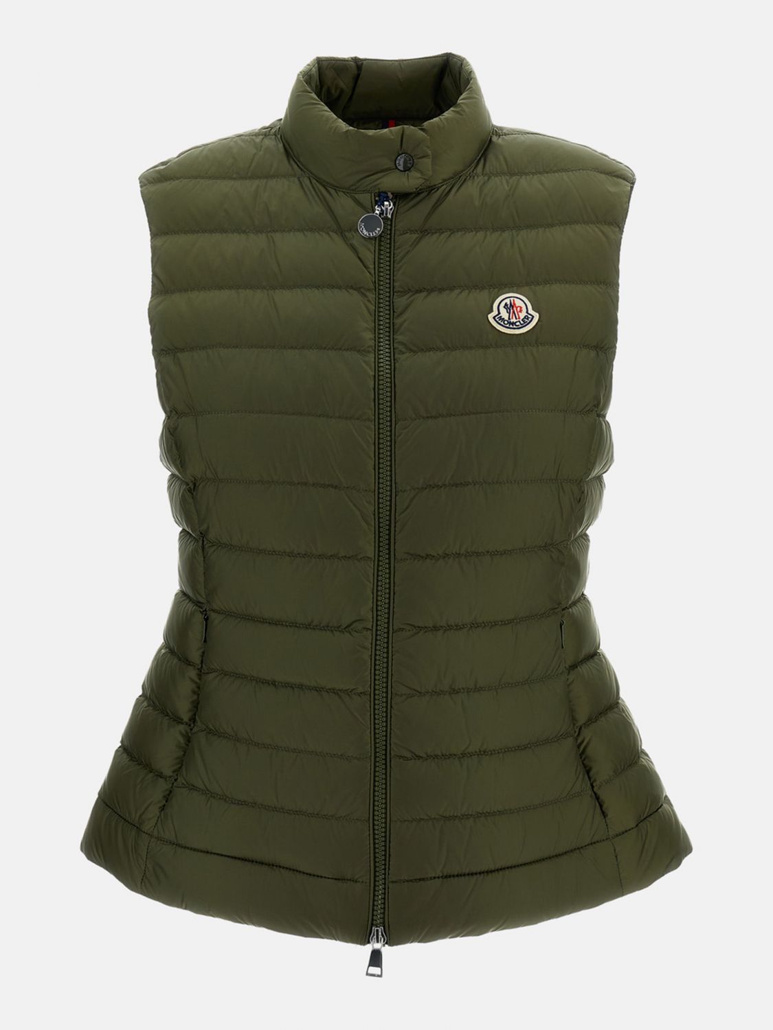 Moncler Moncler Waistcoat Woman Green Size M / US 6-8 / IT 42-44 - 1 Thumbnail