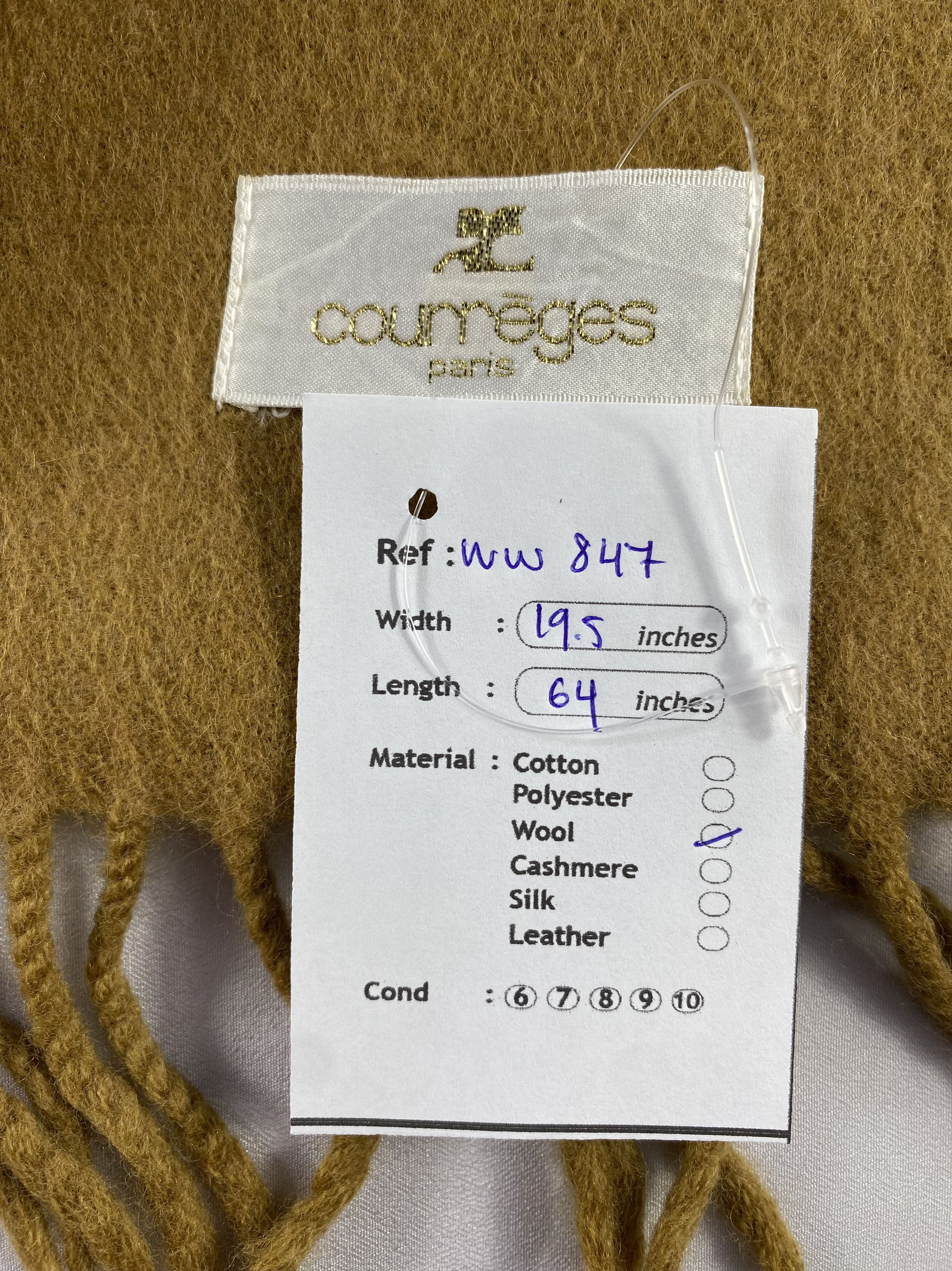 Courreges Courreges Scarf / Muffler / Neckwear - WW847 Size ONE SIZE - 6 Thumbnail
