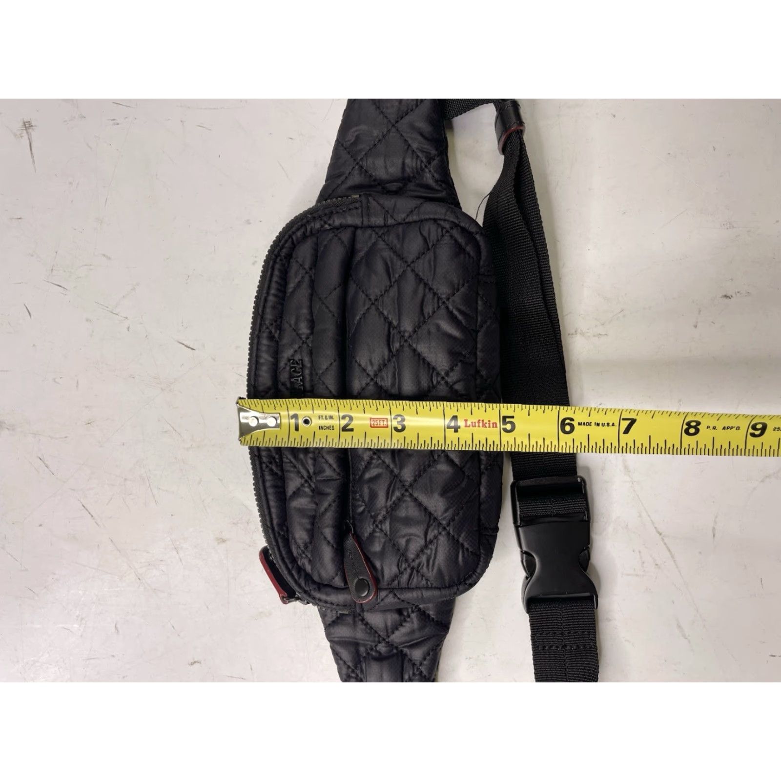 MZ Wallace MZ Wallace Belt Bag & Fanny Pack Black Quilted Waist 7x3x5 Small Nylon Women Size ONE SIZE - 5 Thumbnail