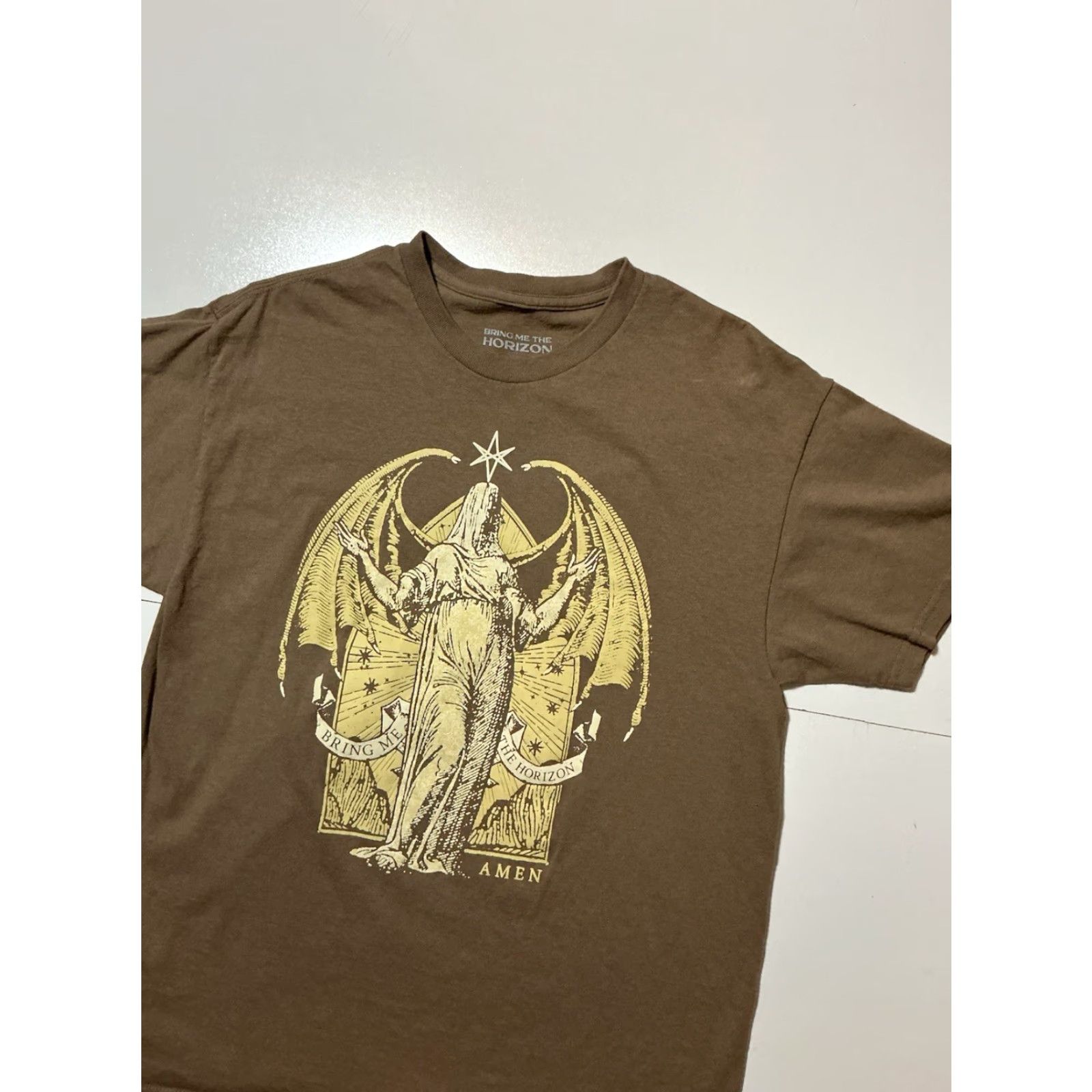 Vintage VINTAGE Bring Me The Horizon Post Human: NeX GEn Amen Official Metalcore Band T-Shirt LG Size US L / EU 52-54 / 3 - 3 Thumbnail