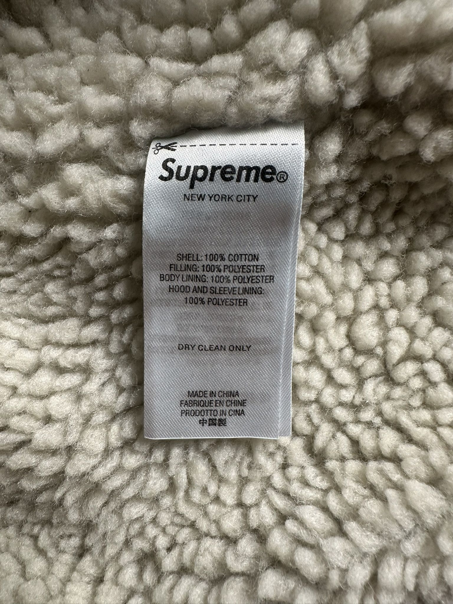 Supreme Supreme Faux Shearling Lined Bomber Jacket — Denim Size US M / EU 48-50 / 2 - 7 Thumbnail