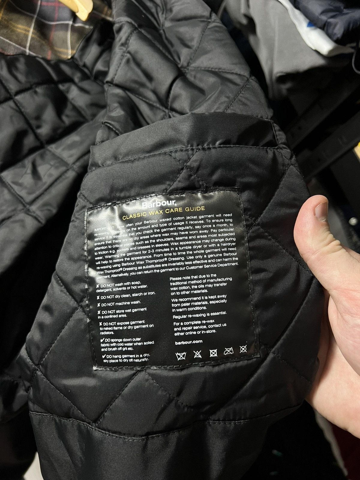 Barbour 🔥RRP715€ NWT Barbour Short Wind Waxed Parka Jacket Size L 🇬🇧🖤 Size US L / EU 52-54 / 3 - 18 Thumbnail