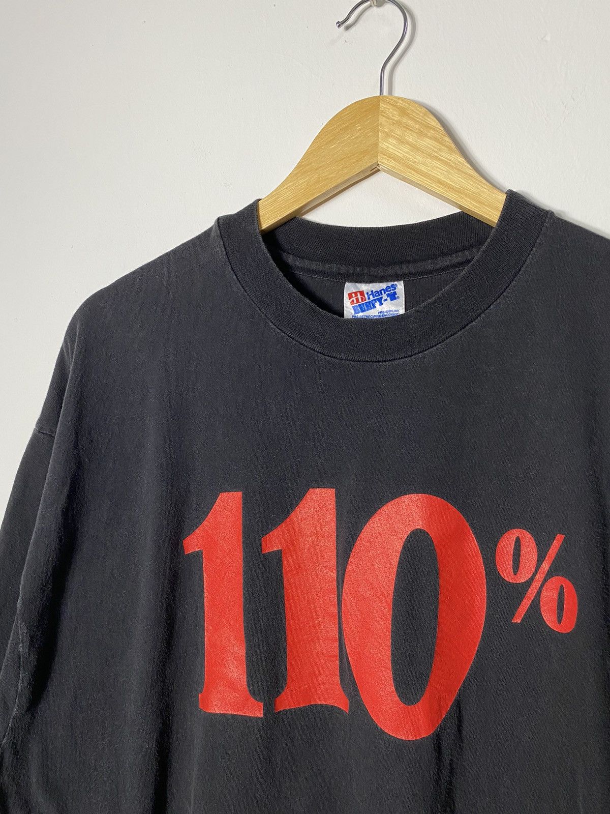Vintage Vintage 110% T-shirt Size US XL / EU 56 / 4 - 2 Thumbnail
