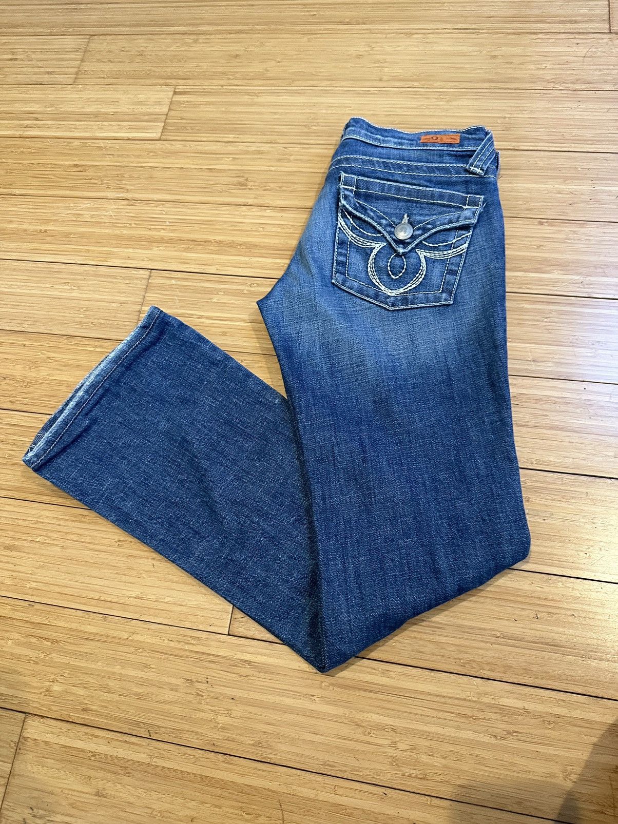 Other Plastic by Gly Vintage Boot Cut Jeans Size 4 Size 27" / US 4 / IT 40 - 3 Thumbnail