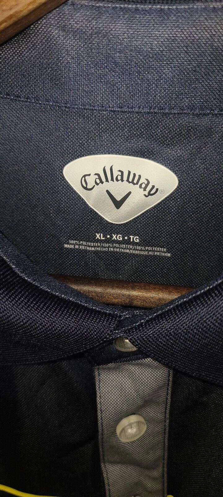 Callaway Callaway Mens Polo (Blue & Gray) Size XL Short Sleeve Golf Size US XL / EU 56 / 4 - 5 Thumbnail