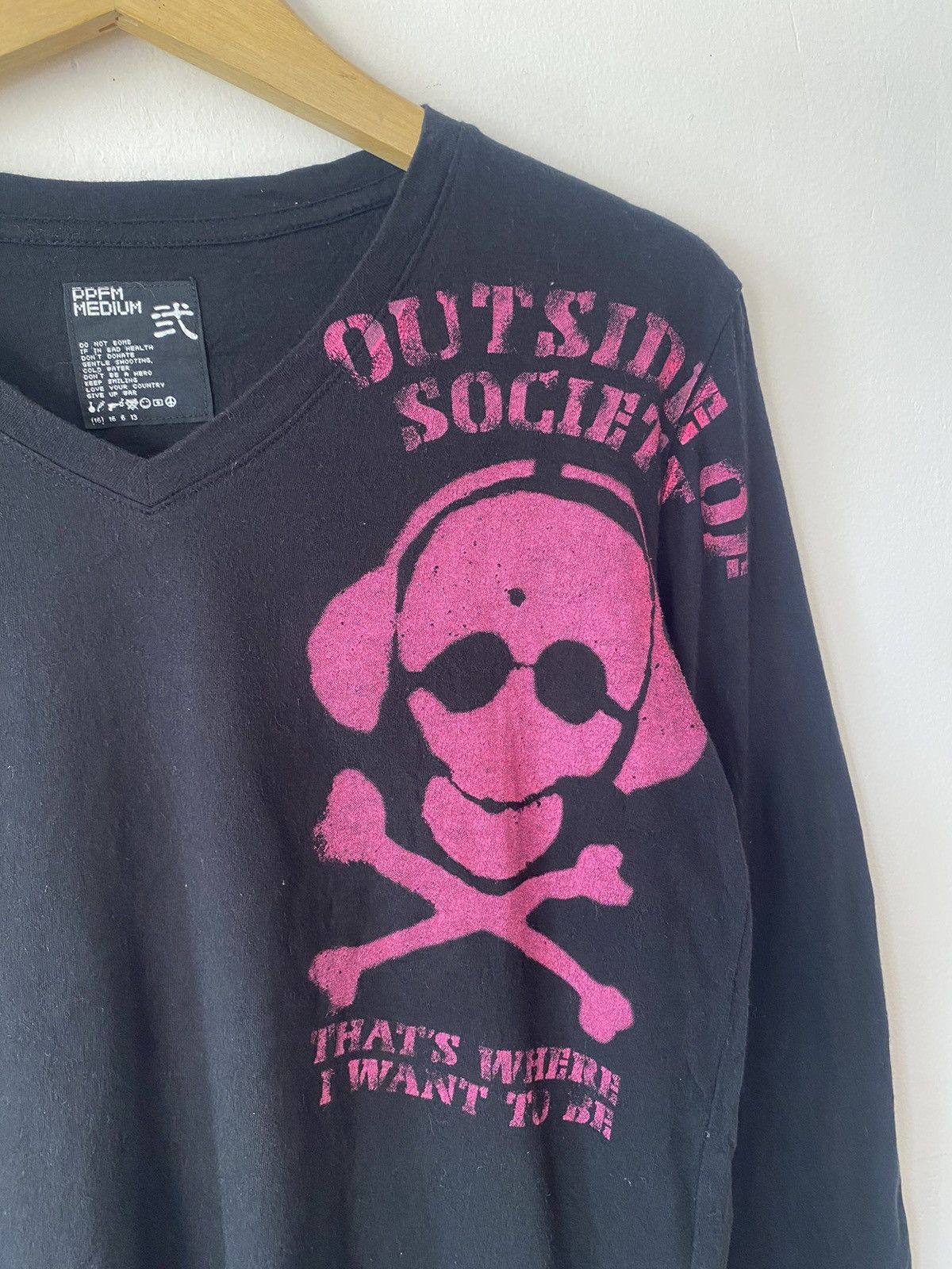 Hysteric Glamour PPFM Skull Longsleeve Size US M / EU 48-50 / 2 - 3 Thumbnail