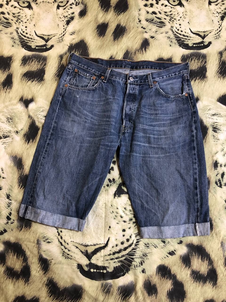 Levi's Levis Strauss 511 Distress Mens Jeans Shorts Size US 36 / EU 52 - 10 Thumbnail