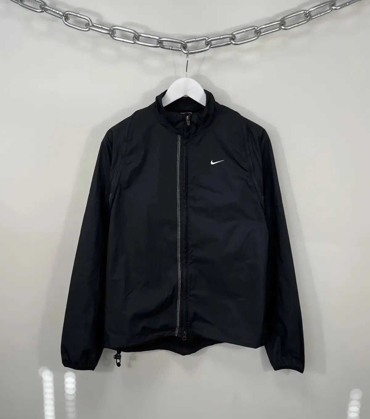 Nike Vintage Nike Y2K Transformer 2 in 1 Drill Black Track Jacket Size US L / EU 52-54 / 3 - 1 Thumbnail
