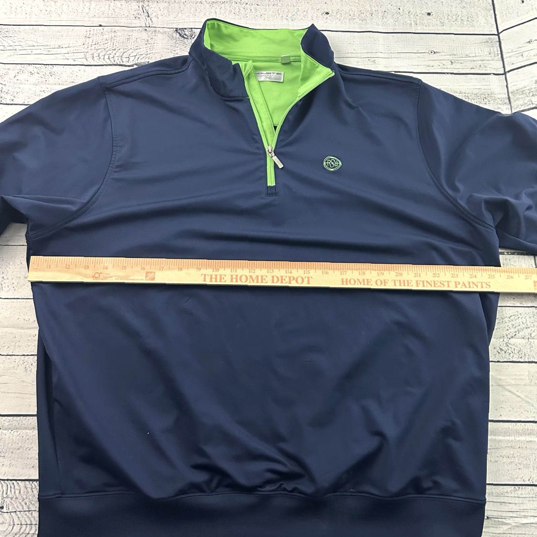 Vintage VINTAGE Carnoustie Rollingstone Ranch 1/4 Zip Pullover Jacket Men XL Blue Green Size US XL / EU 56 / 4 - 5 Thumbnail