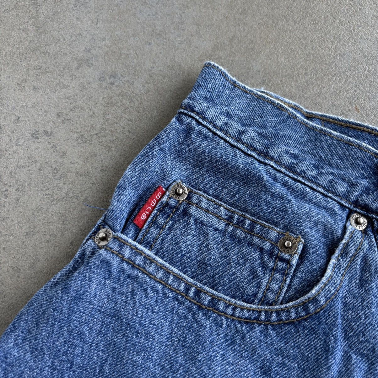 Bugle Boy × Vintage Vintage 90's Bugle Boy Jean Shorts 34" Waist Jorts Size US 34 / EU 50 - 5 Thumbnail