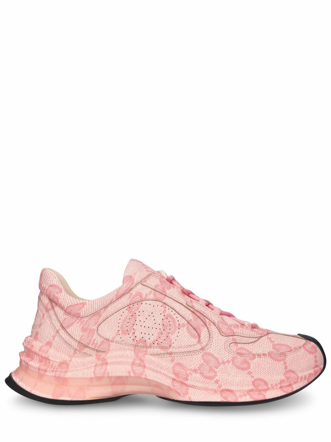 Gucci oc11z1025 Run Leather Sneakers in Pink Size US 5.5 / IT 35.5 - 1 Thumbnail