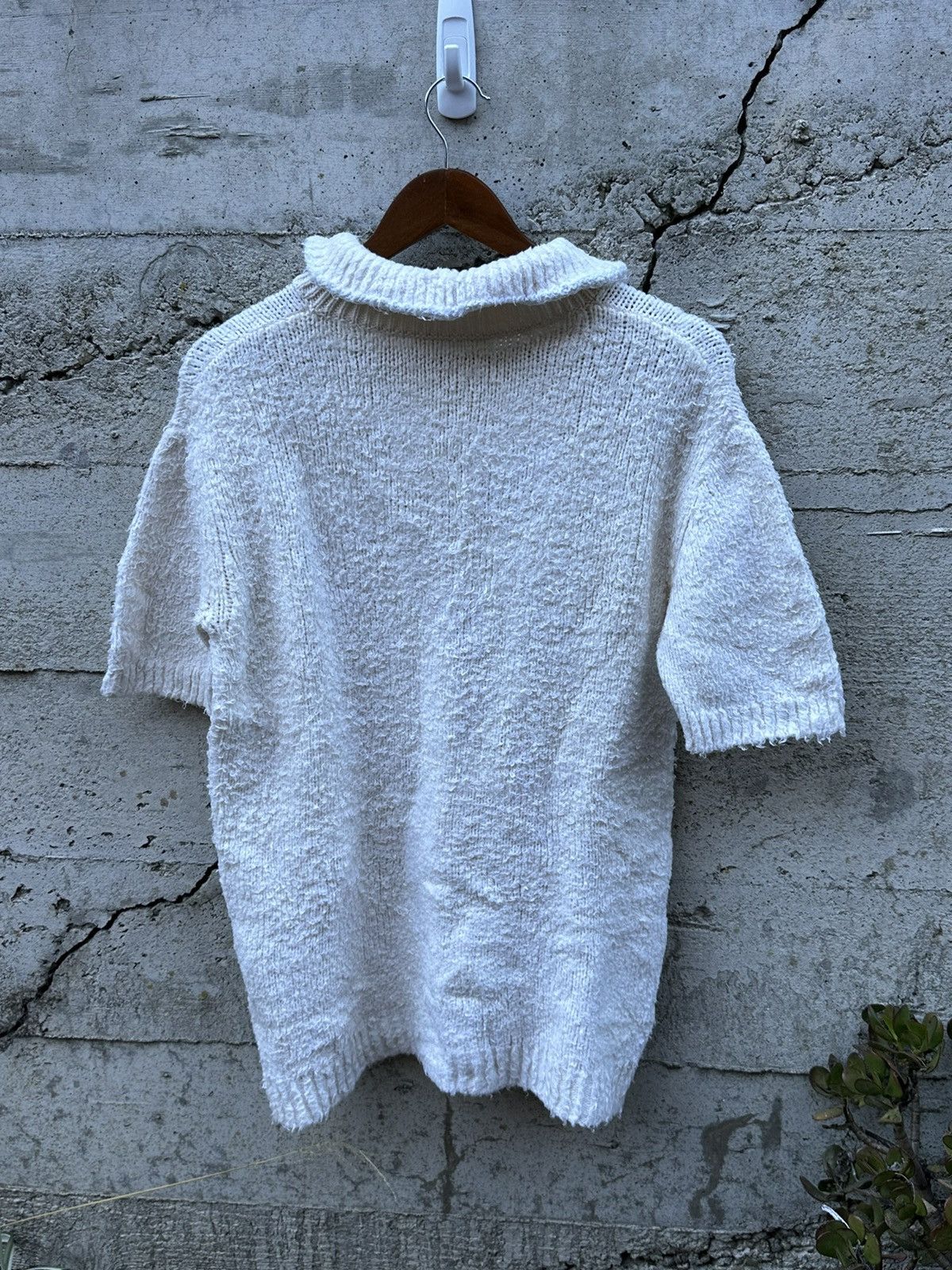 Acne Studios RARE GRAIL Acne Studios textured fabric beach polo Size US M / EU 48-50 / 2 - 4 Thumbnail