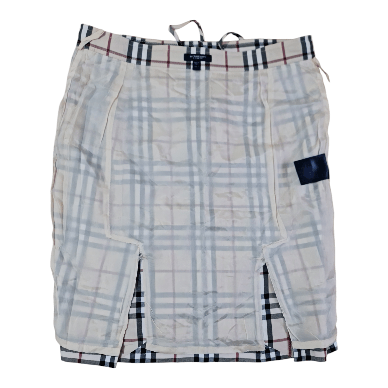 Burberry Burberry London Nova Check plaid Cotton mid length Skirt Size 32" / US 10 / IT 46 - 8 Thumbnail