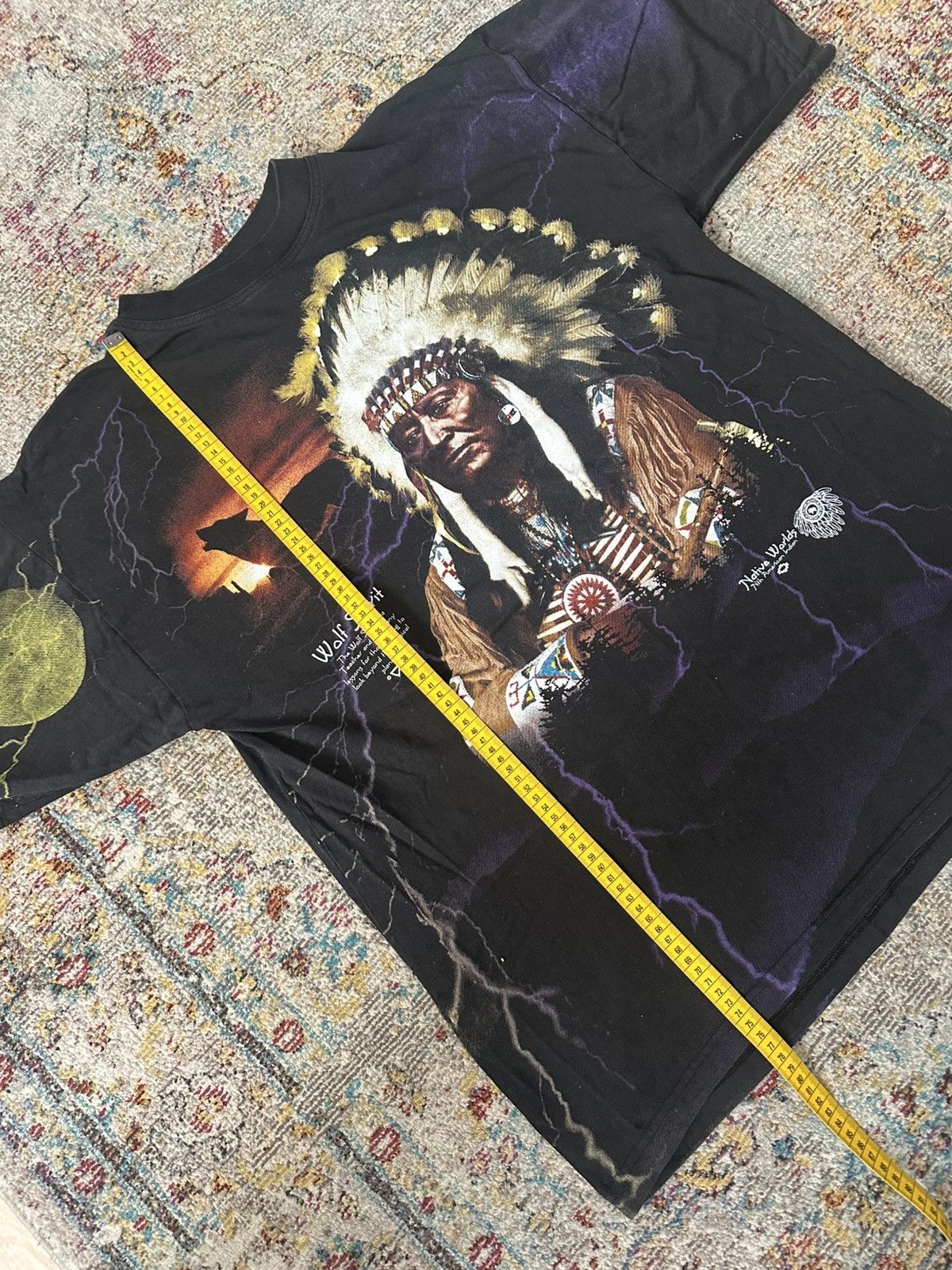 Other Vintage 1990s Native American Indian T-Shirt Size US XL / EU 56 / 4 - 7 Thumbnail