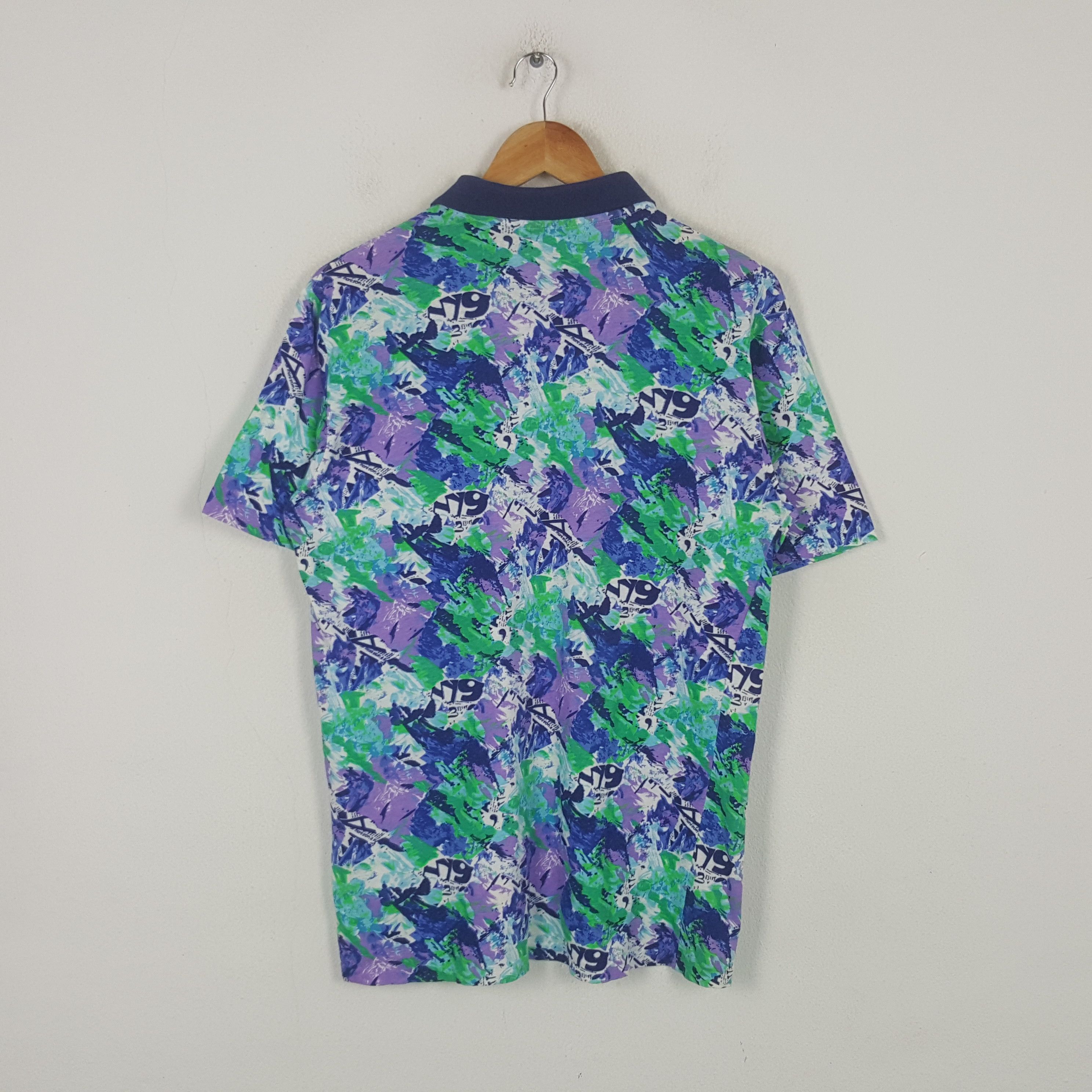 Other Vintage Balenciaga Fullprint Designer Polos RR22 Size US M / EU 48-50 / 2 - 3 Thumbnail