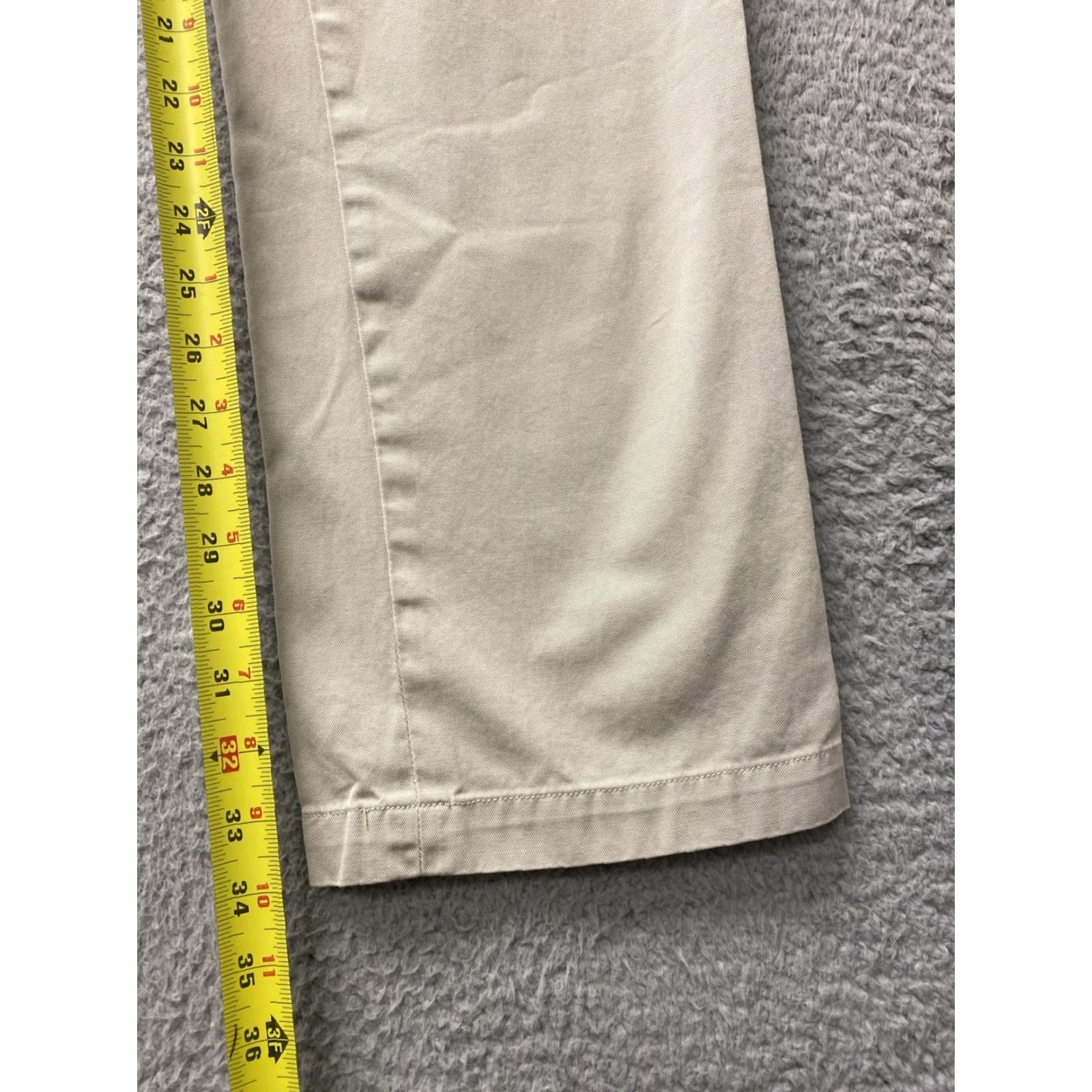 VINTAGE Polo Ralph Lauren Chino Pants Men 36 Regular Light Tan 34in Inseam Post-90s Preppy USA Mens
