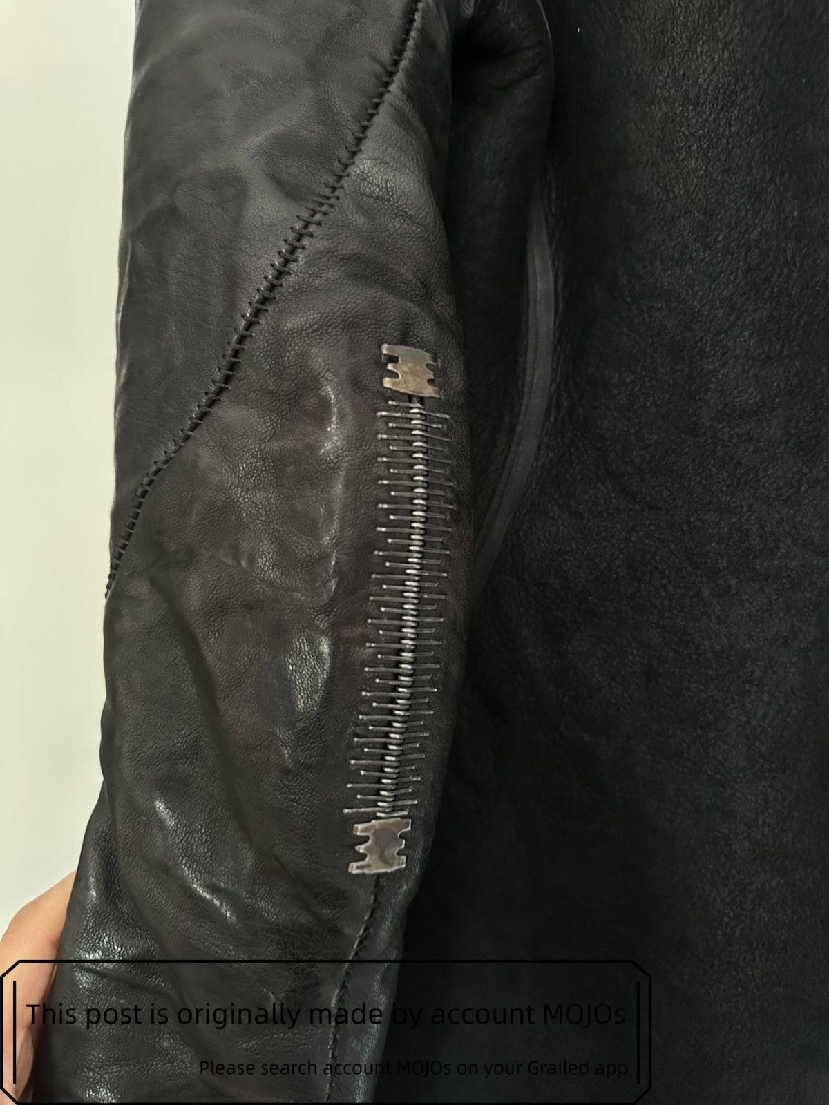 Isaac Sellam Experience Sz 38 Isaac Sellam Elbow Wizard Leather Jacket mojos1638 Size US S / EU 44-46 / 1 - 4 Thumbnail