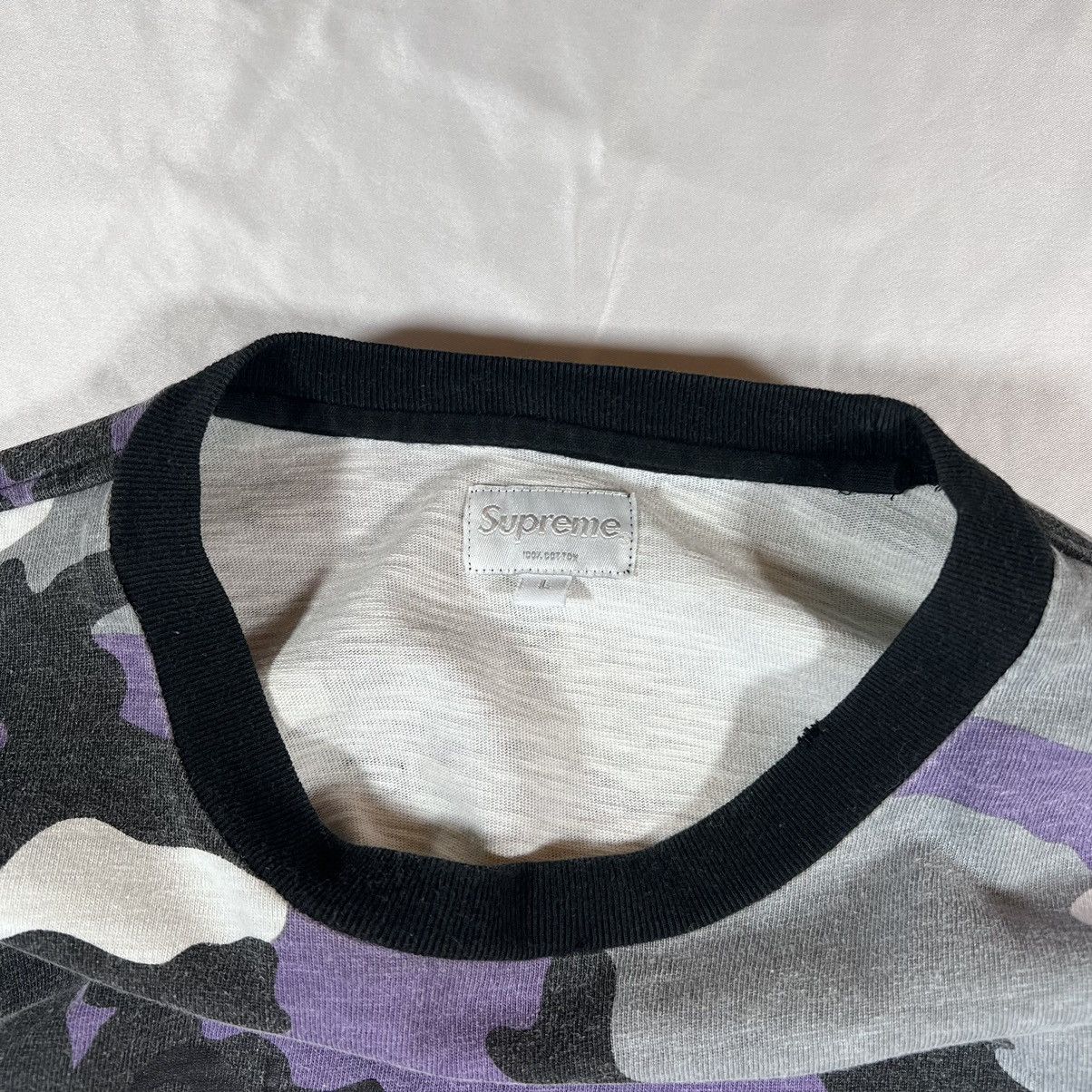 Supreme RIP Purple Camo Long Sleeve Size US L / EU 52-54 / 3 - 5 Thumbnail
