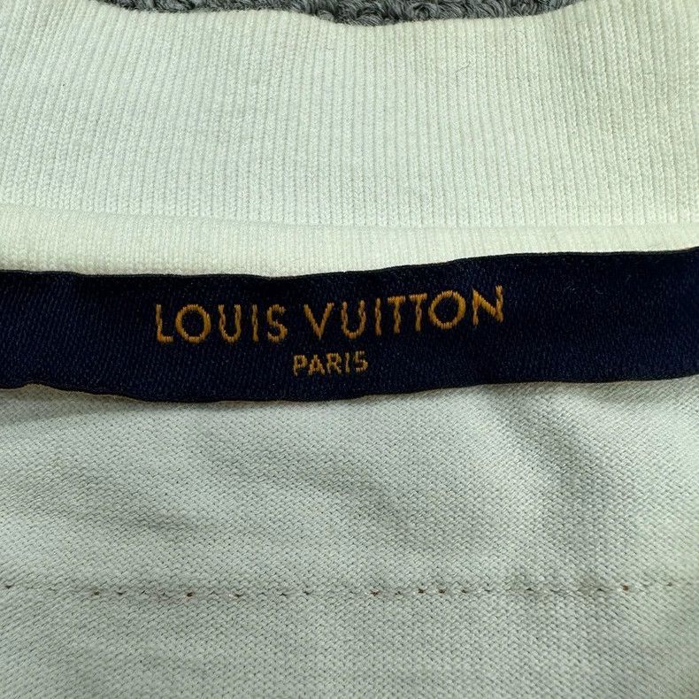 Louis Vuitton Louis Vuitton White Logo Casual Short Sleeve T-Shirt-2507 Size US L / EU 52-54 / 3 - 3 Thumbnail