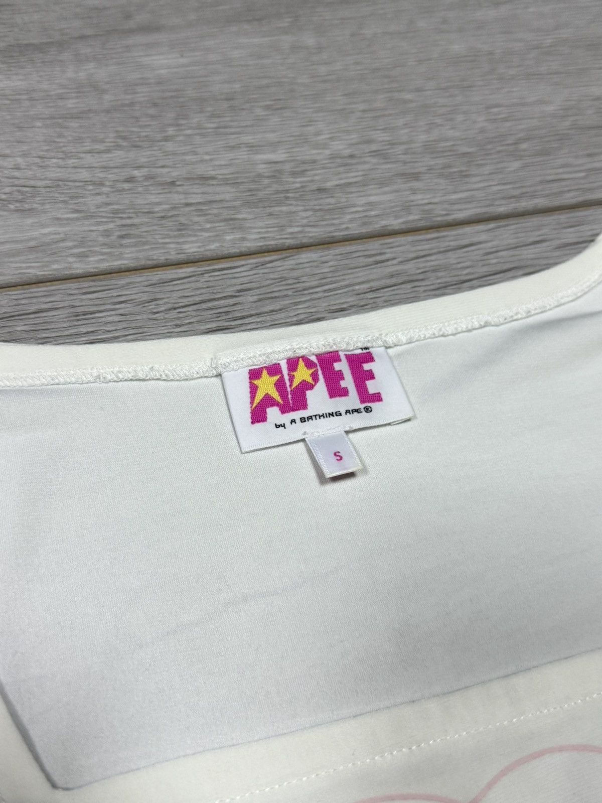 Aape Bape apee heart long sleeve big logo mesh Size S / US 4 / IT 40 - 4 Thumbnail