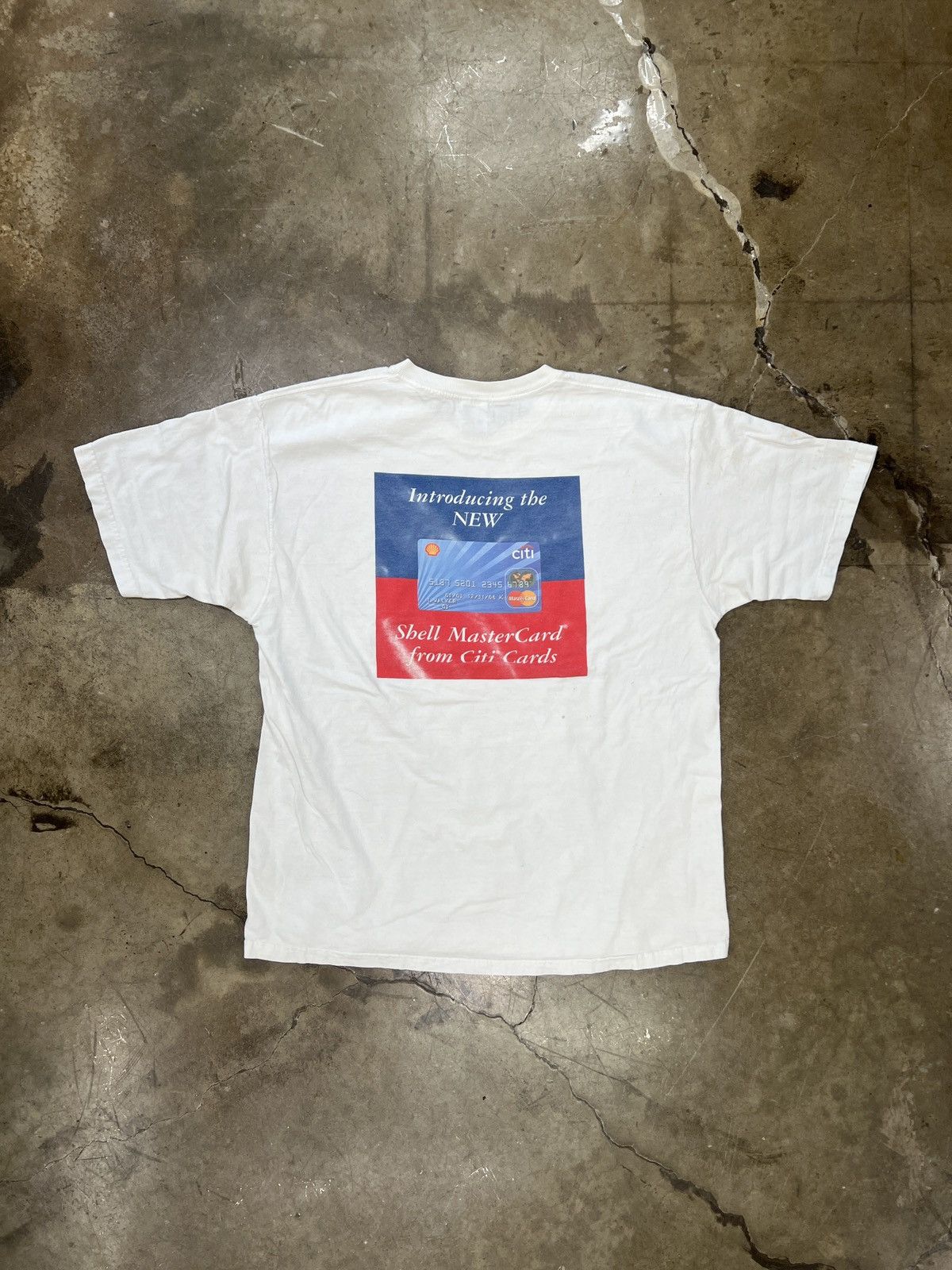 Vintage Vintage Shell Mastercard Credit Card Graphic Tee XL Size US XL / EU 56 / 4 - 2 Thumbnail