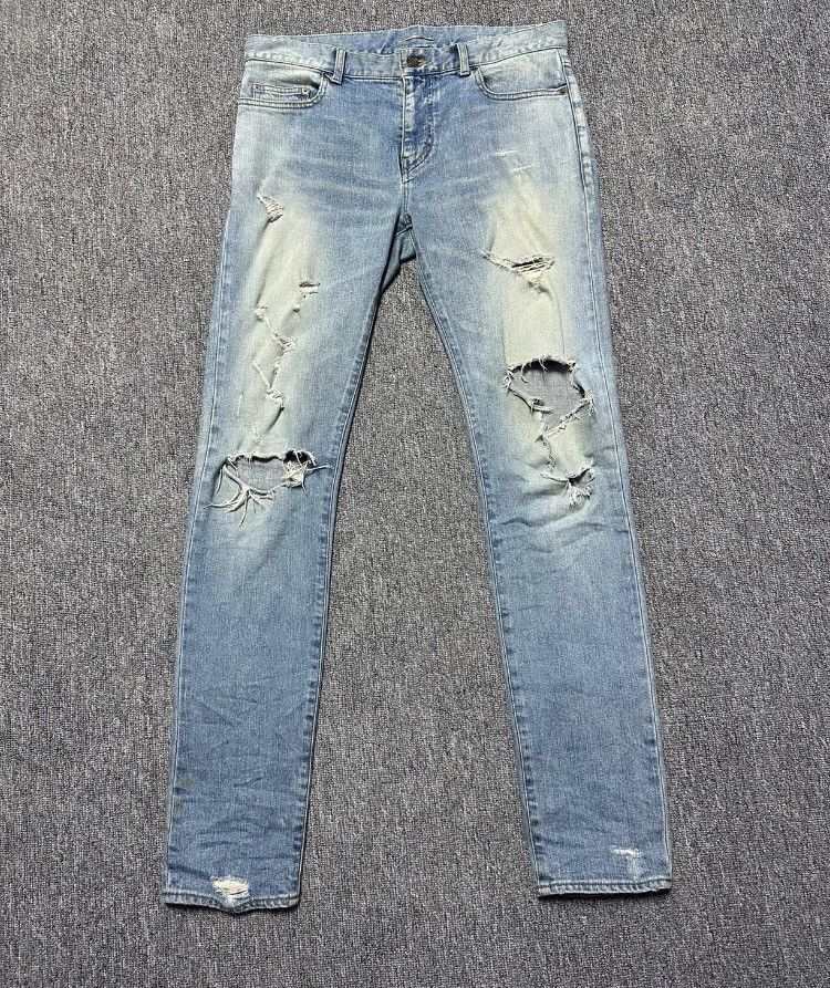 Saint Laurent Paris Saint Laurent slp 16ss D02 blue jeans - DMC Size US 32 / EU 48 - 1 Thumbnail
