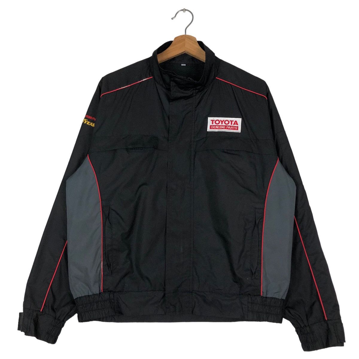 Japanese Brand 🔥Vintage Bomber Jacket Racing Toyota Genuine Parts Size US M / EU 48-50 / 2 - 1 Thumbnail