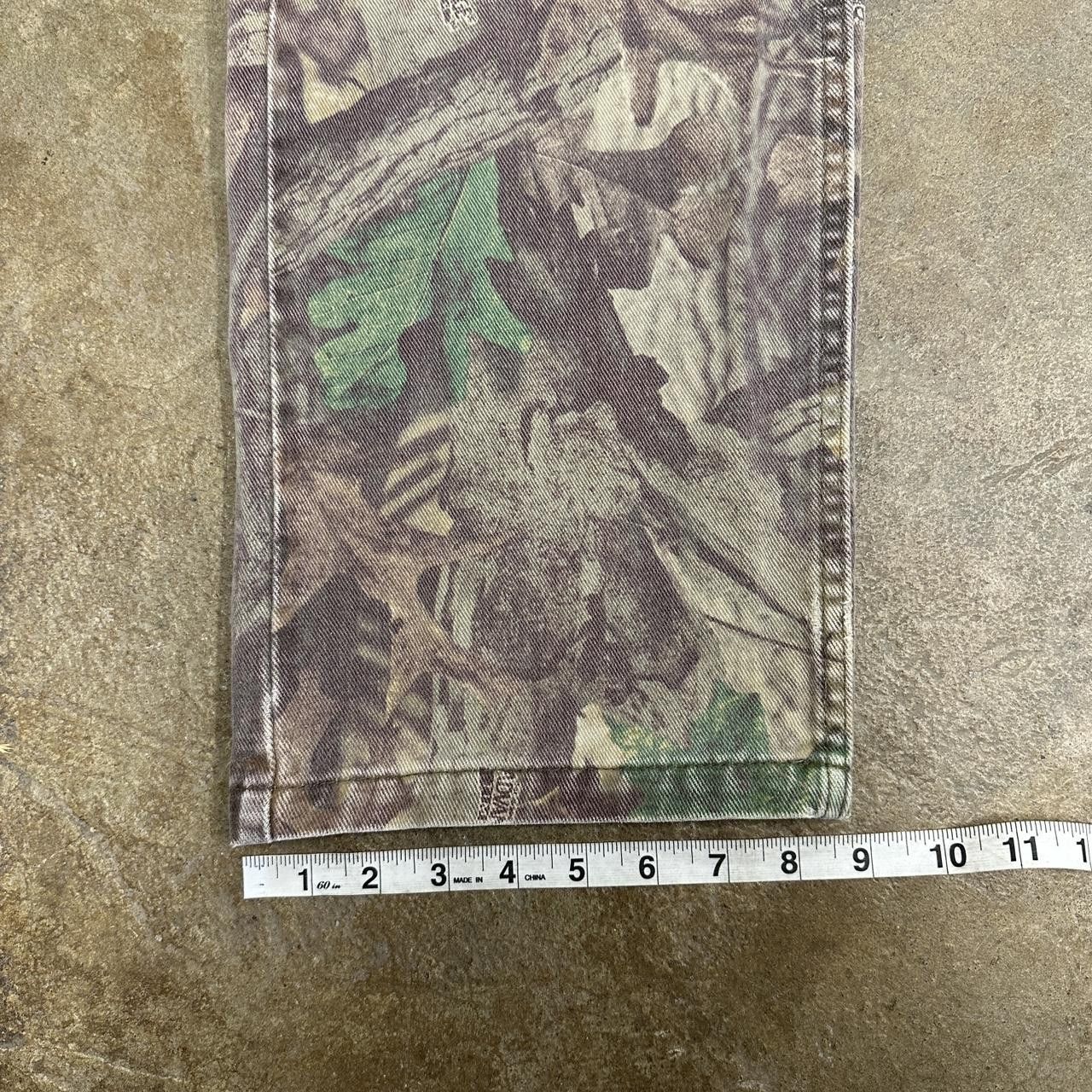 Wrangler Y2K Wrangler Faded Purple Camo Wide Leg Pants 36 x 29 Size US 36 / EU 52 - 4 Thumbnail